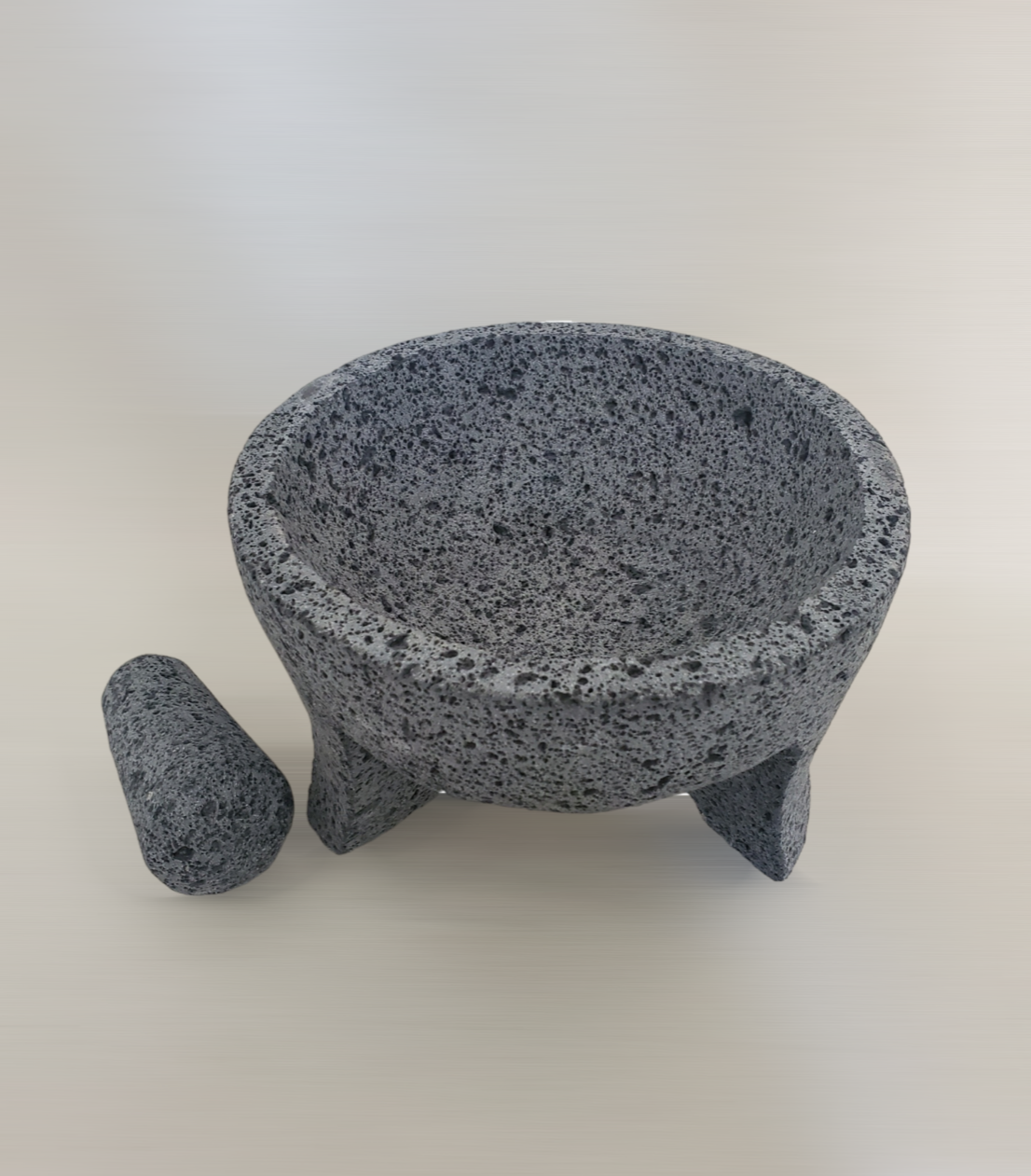 Round About Molcajete - Lava Stone - 10 Inch Molcajete Accessories Kitchen & Dining Molcajete