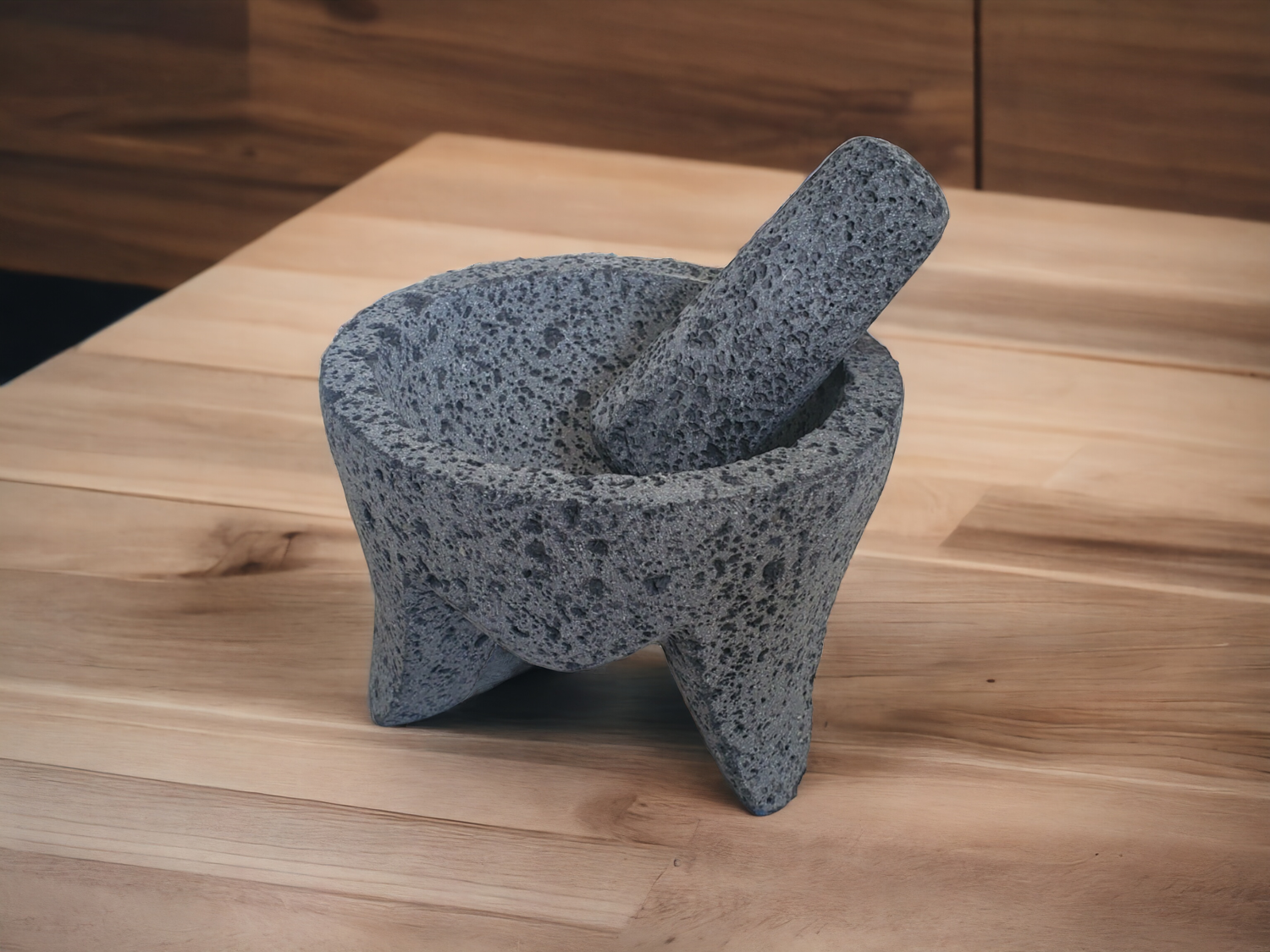 Mighty Bowl & Pestle - Lava Stone - 6 Inch Molcajete Accessories Kitchen & Dining Molcajete