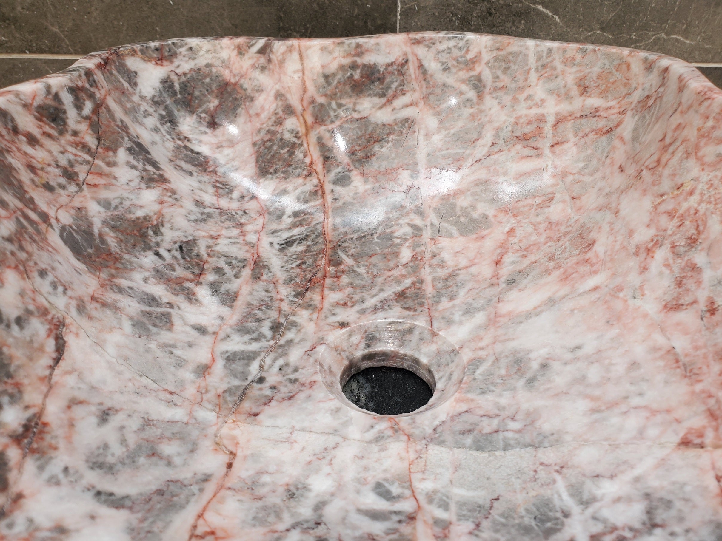 S31_50 Marble Vessel Bathroom Sink