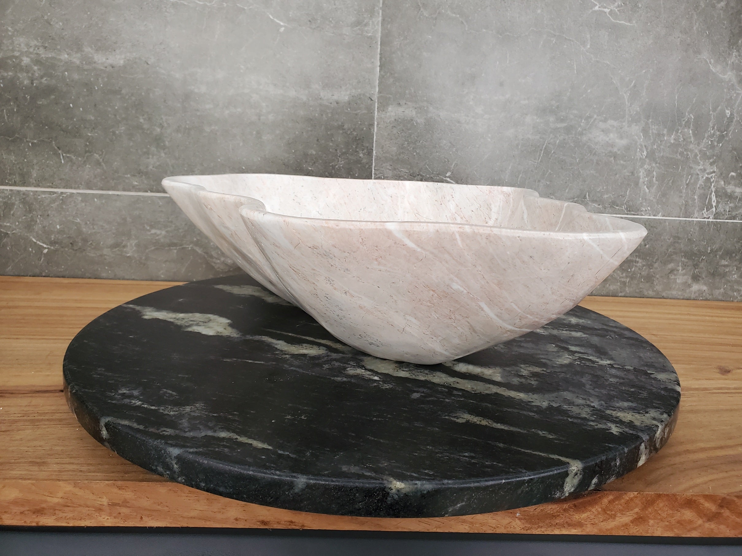 S31_26 Marble Vessel Bathroom Sink