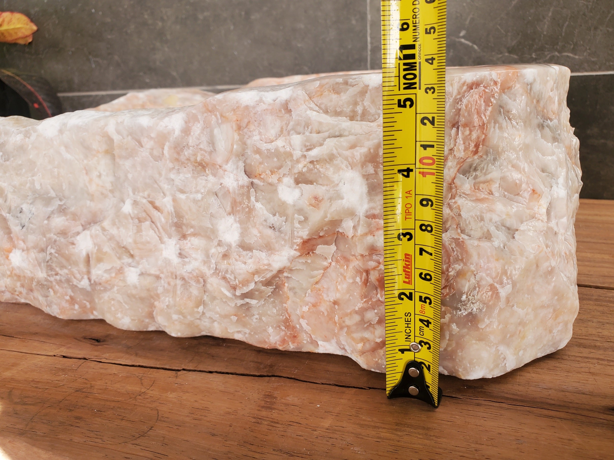 S34_06 Onyx Stone Vessel Sink - 16 x 12.5 inch
