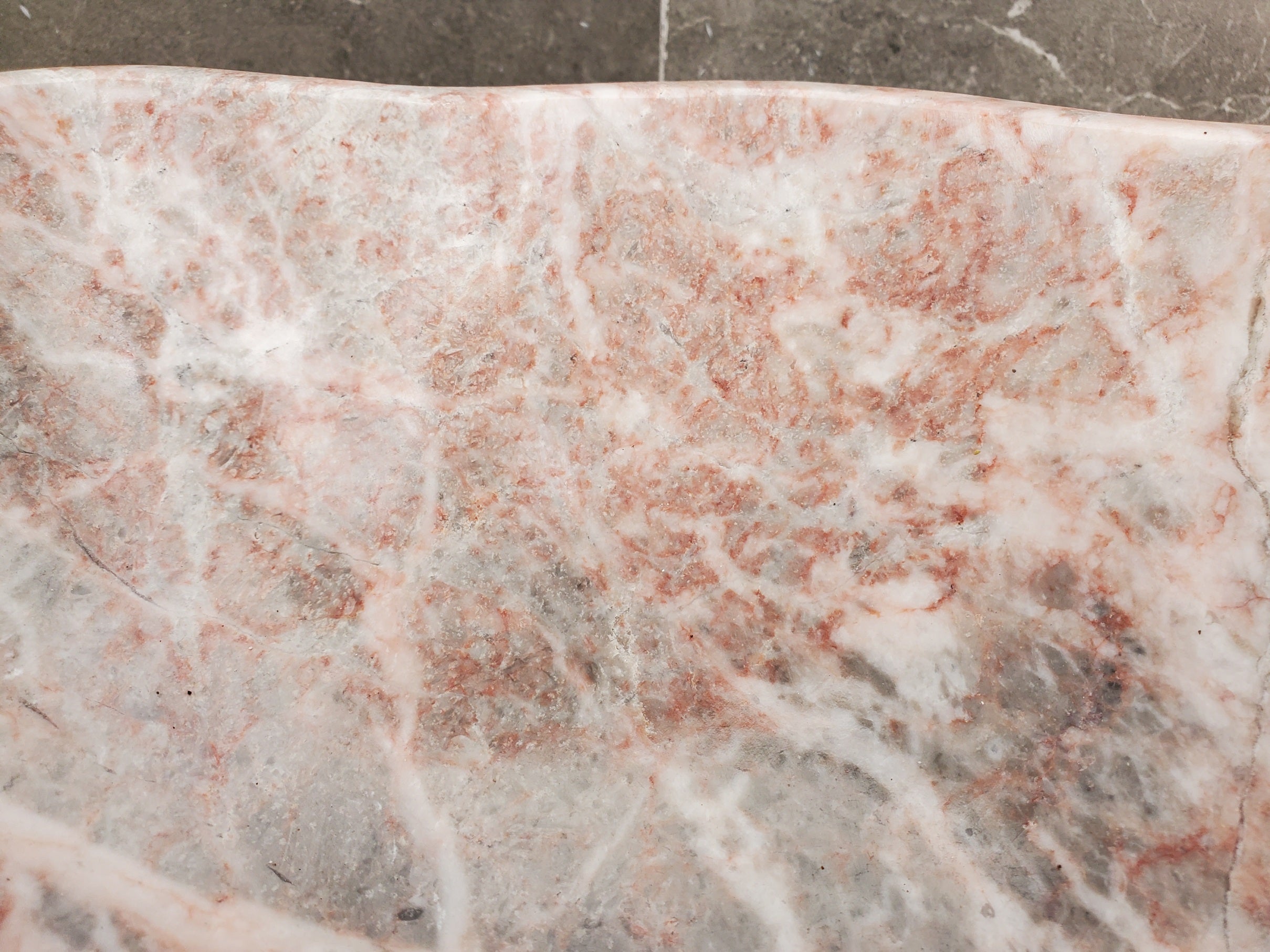 S31_27 Marble Vessel Bathroom Sink - 16.5 x 13.5 inch