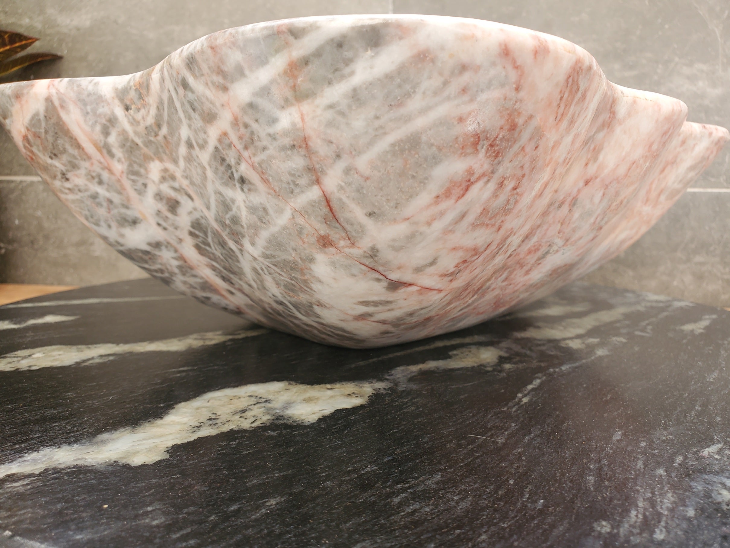 S31_50 Marble Vessel Bathroom Sink - 15 x 13 inch