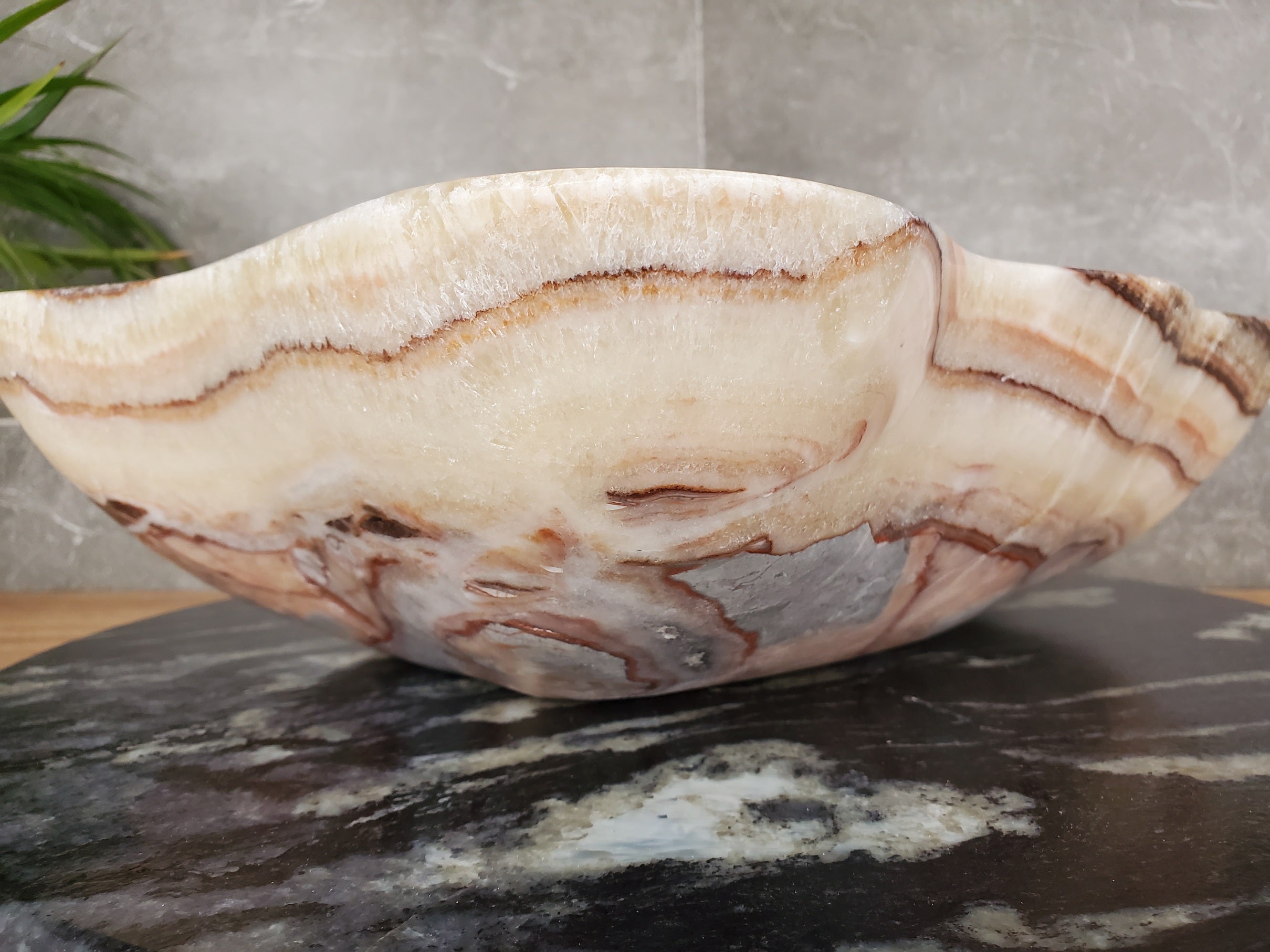 S33_37 Onyx Bathroom Vessel Sink - 17 x 14.5 inch