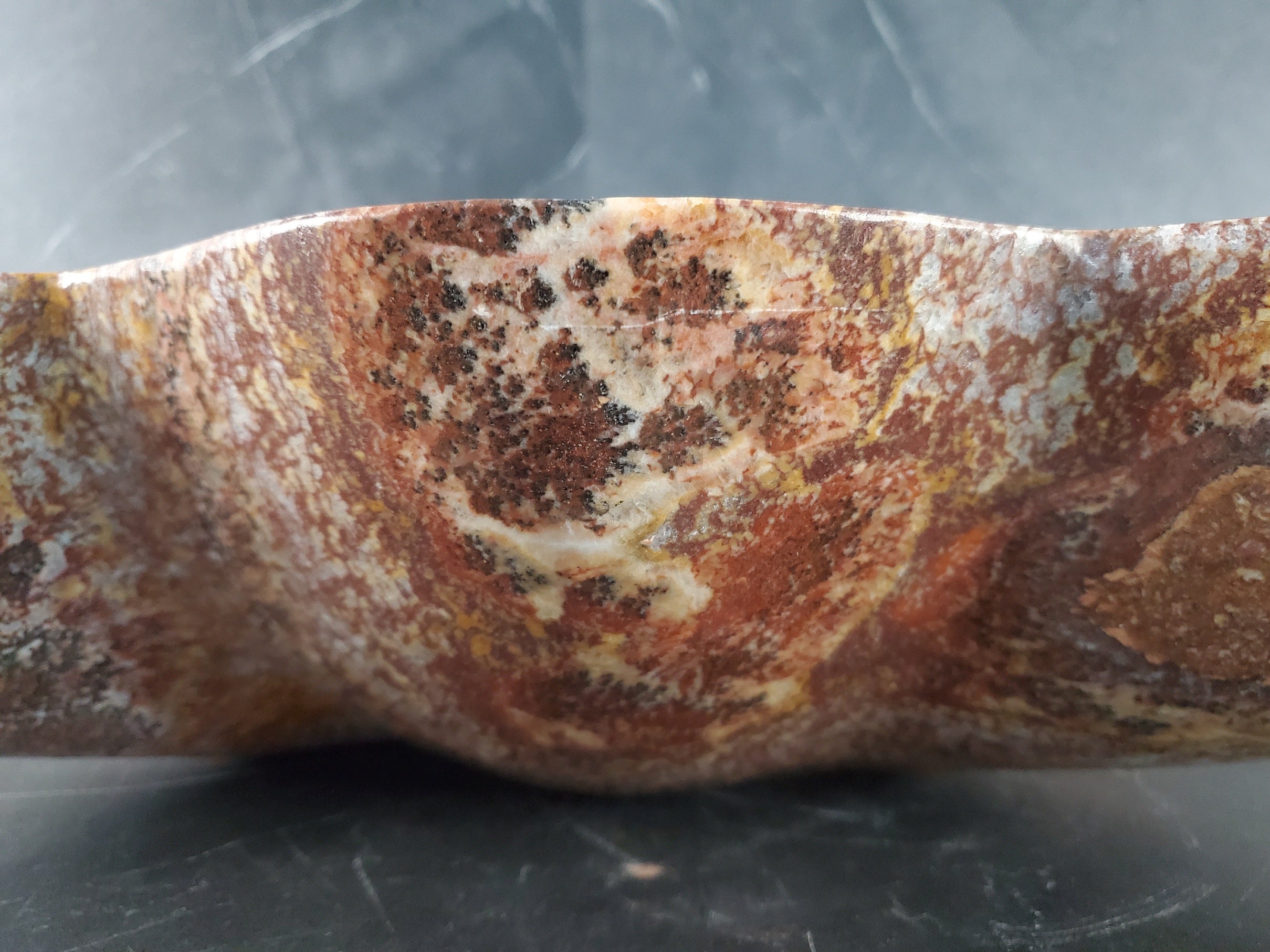 S27_10 Onyx Stone Vessel Bathroom Sink - 18 x 16 inch