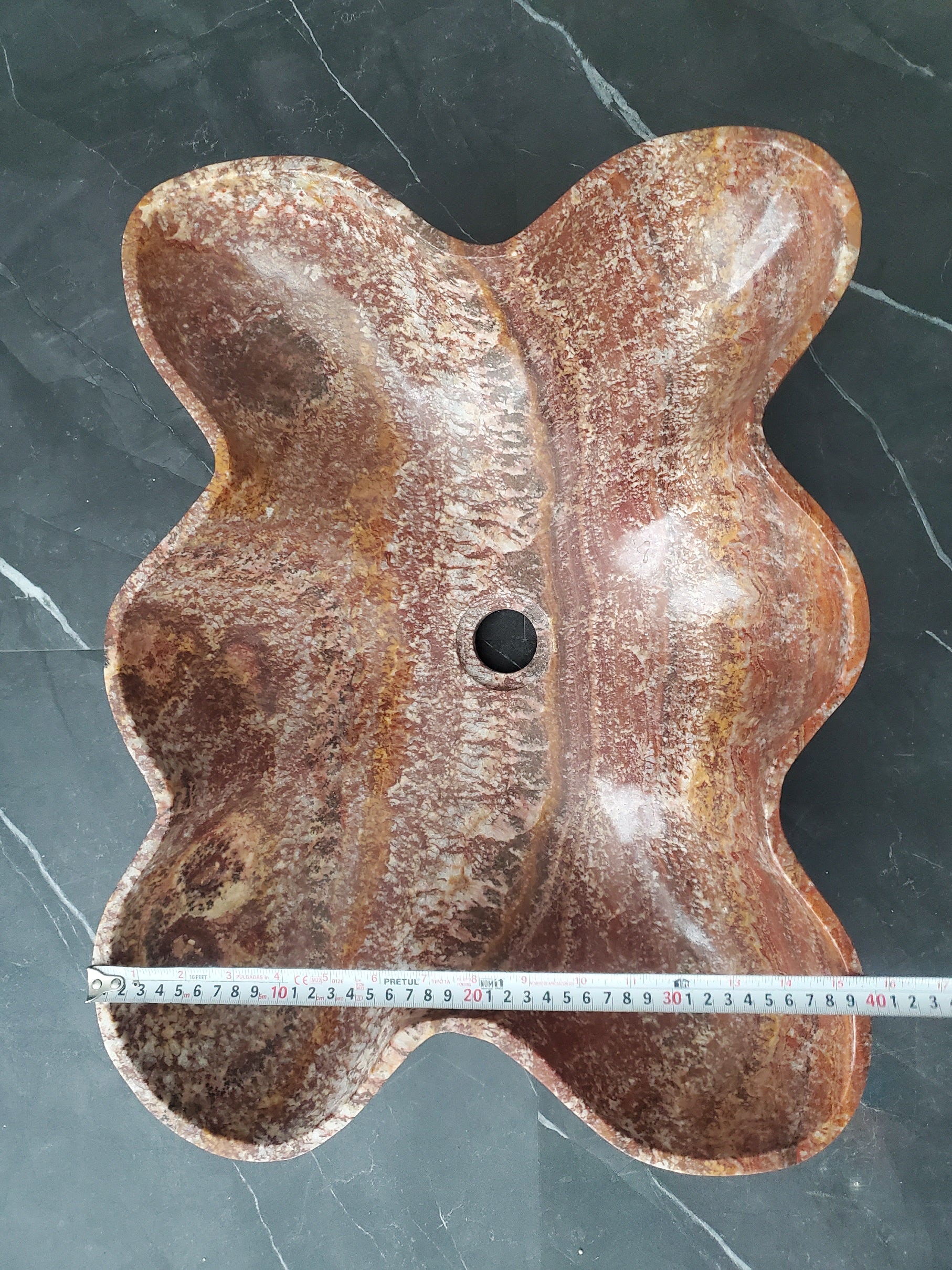 SET1032 Onyx Stone Vessel Sink Master Bathroom Set