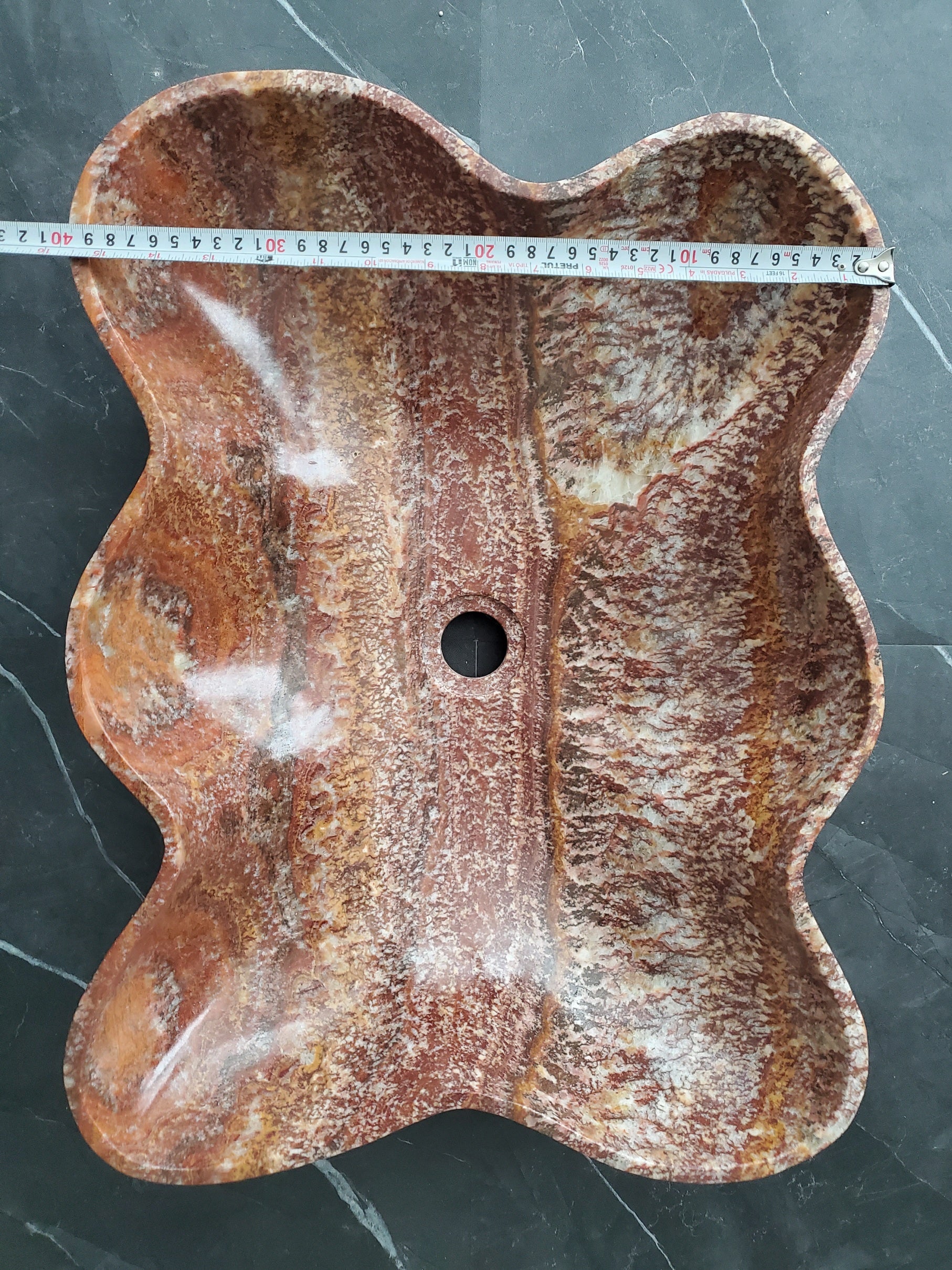 SET1032 Onyx Stone Vessel Sink Master Bathroom Set