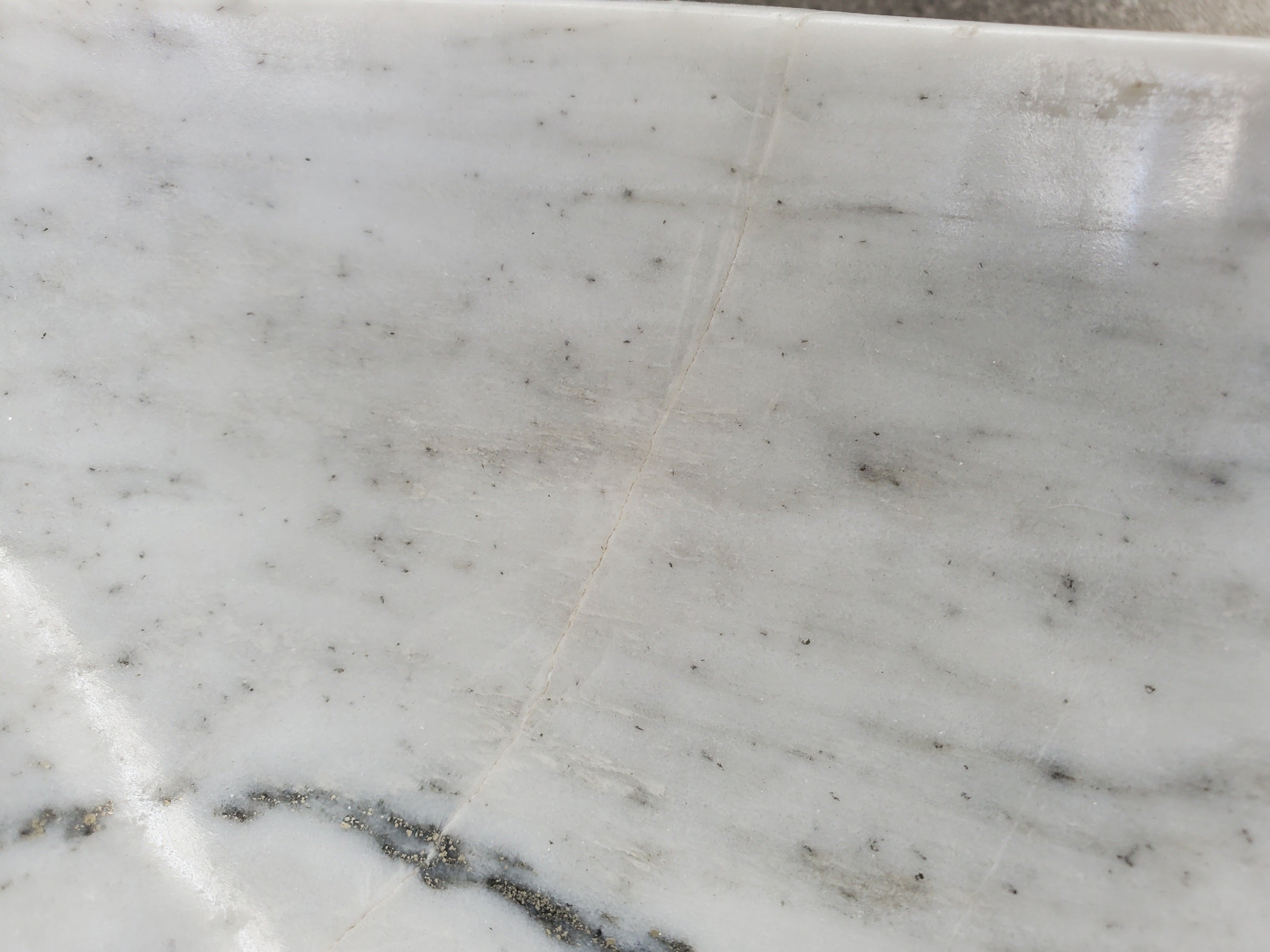 S33_30 White Marble Bathroom Vessel Sink