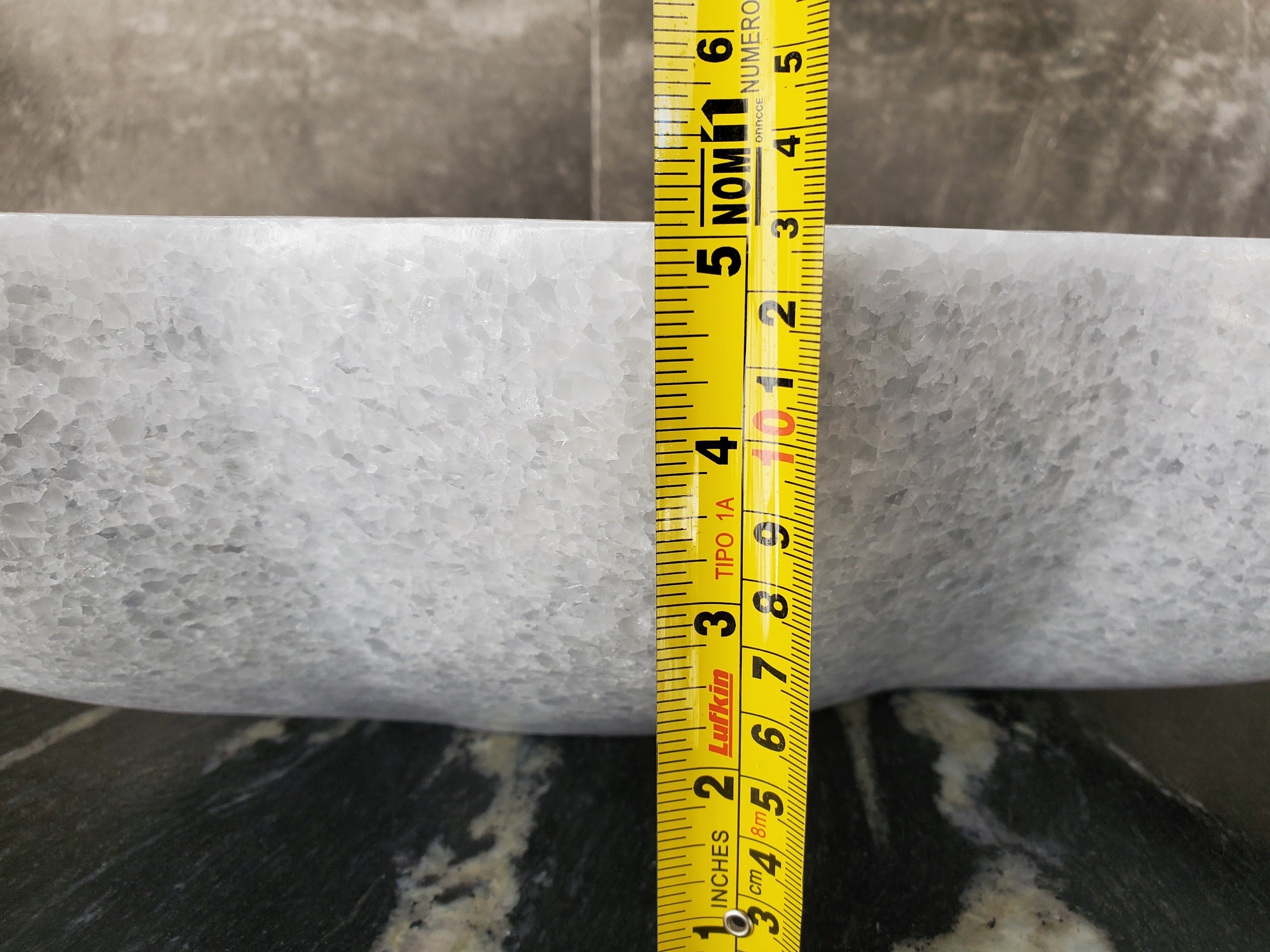 SET3305 Marble Stone Master Bath Set of 2 (Two) Vessel Sinks