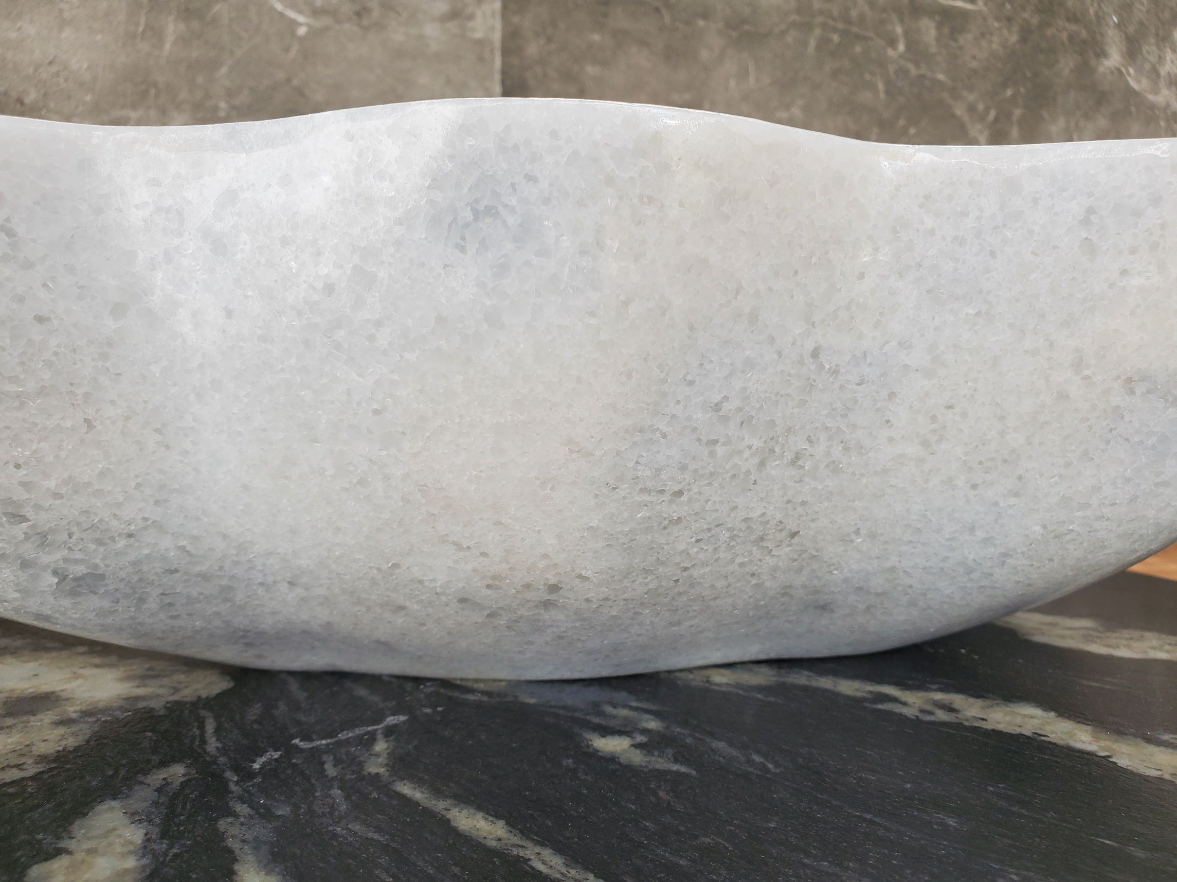 S33_51 Guadiana Marble Bathroom Vessel Sink - 20.5 x 12 inch