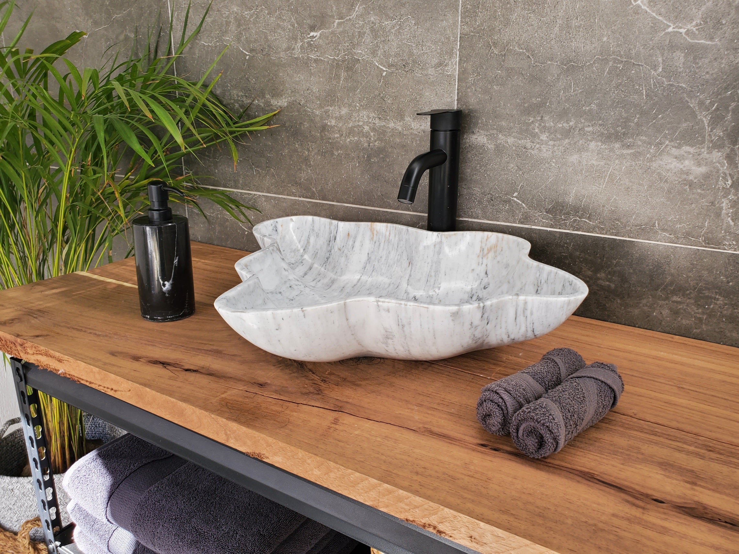 S33_32 Vego Marble Bathroom Vessel Sink