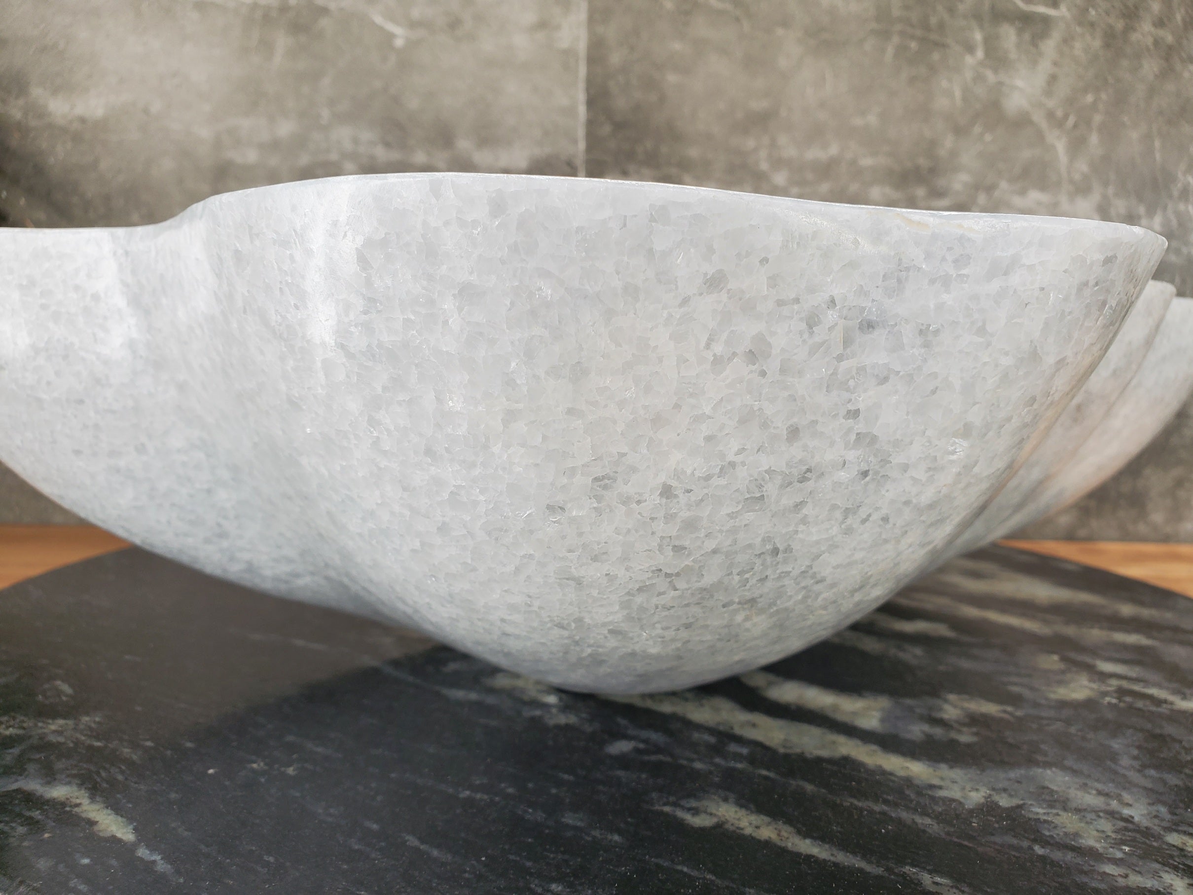 S33_50 Guadiana Marble Bathroom Vessel Sink- 17.5 x 13 inch