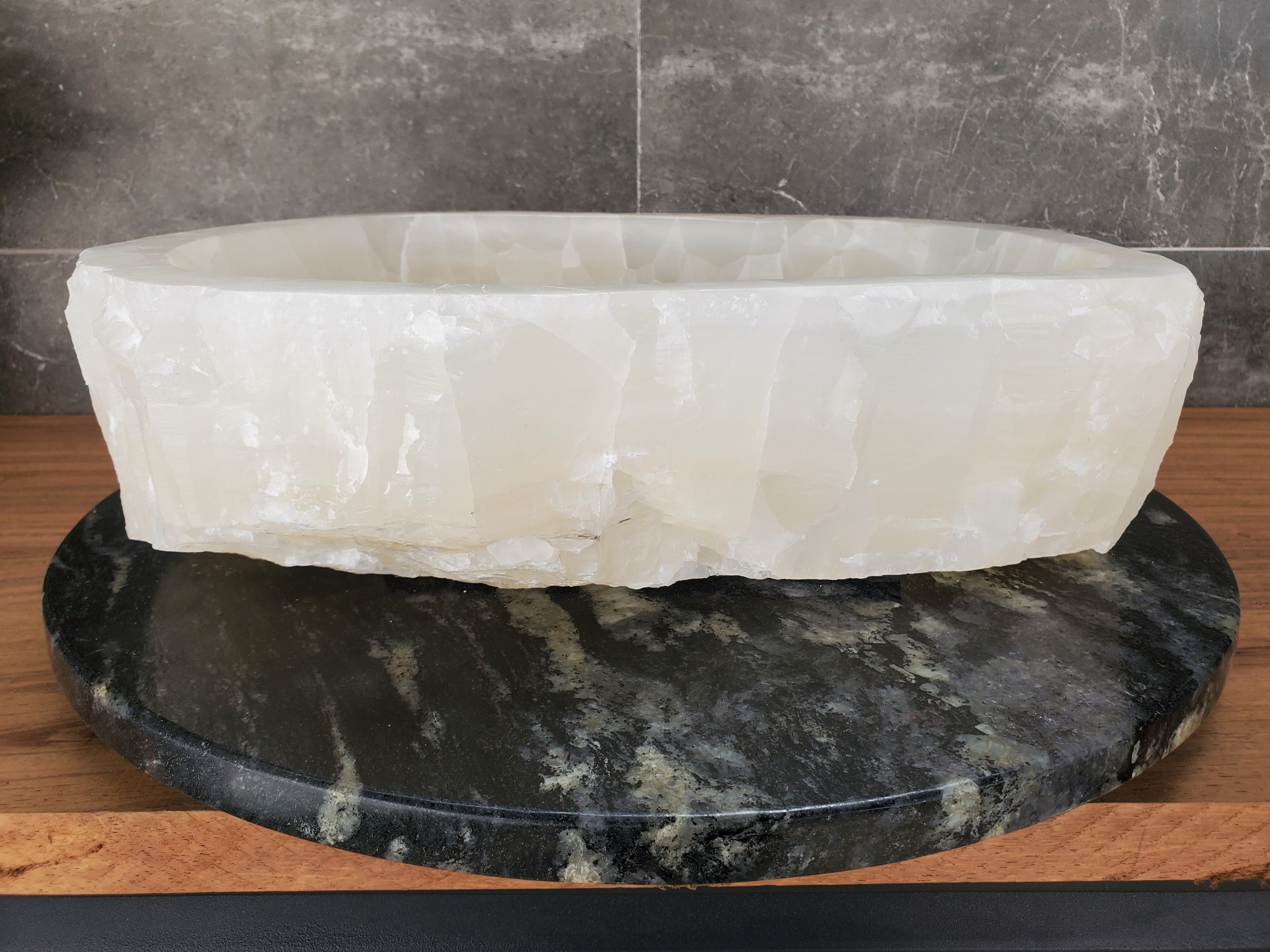 S33_19 Onyx Stone Vessel Sink - 16 x 13 inch