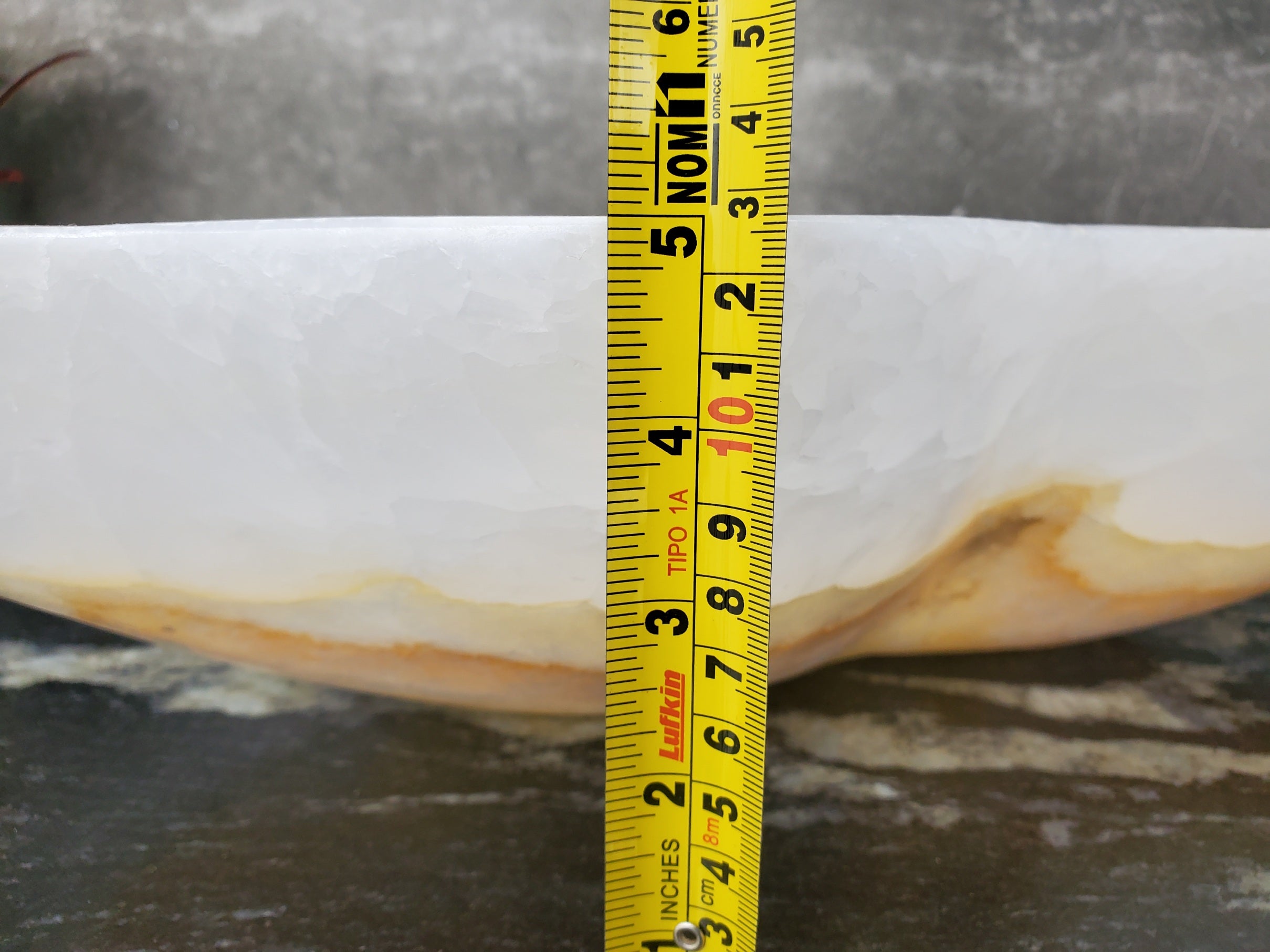 S32_10 Onyx Stone Vessel Bathroom Sink