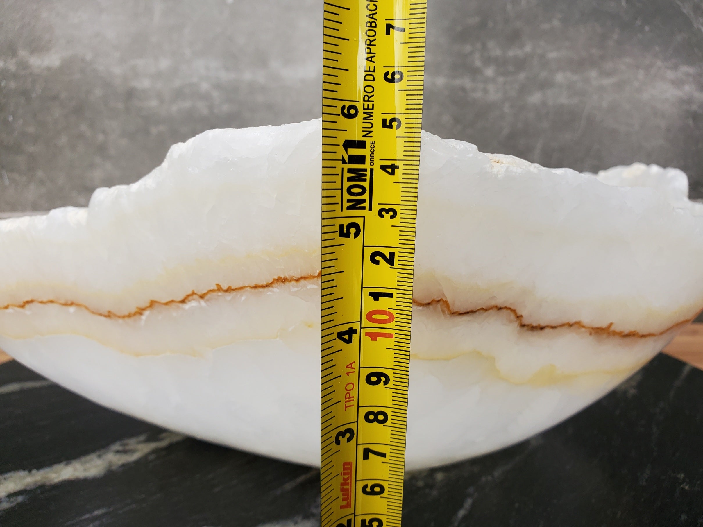 S32_03 Onyx Stone Vessel Bathroom Sink