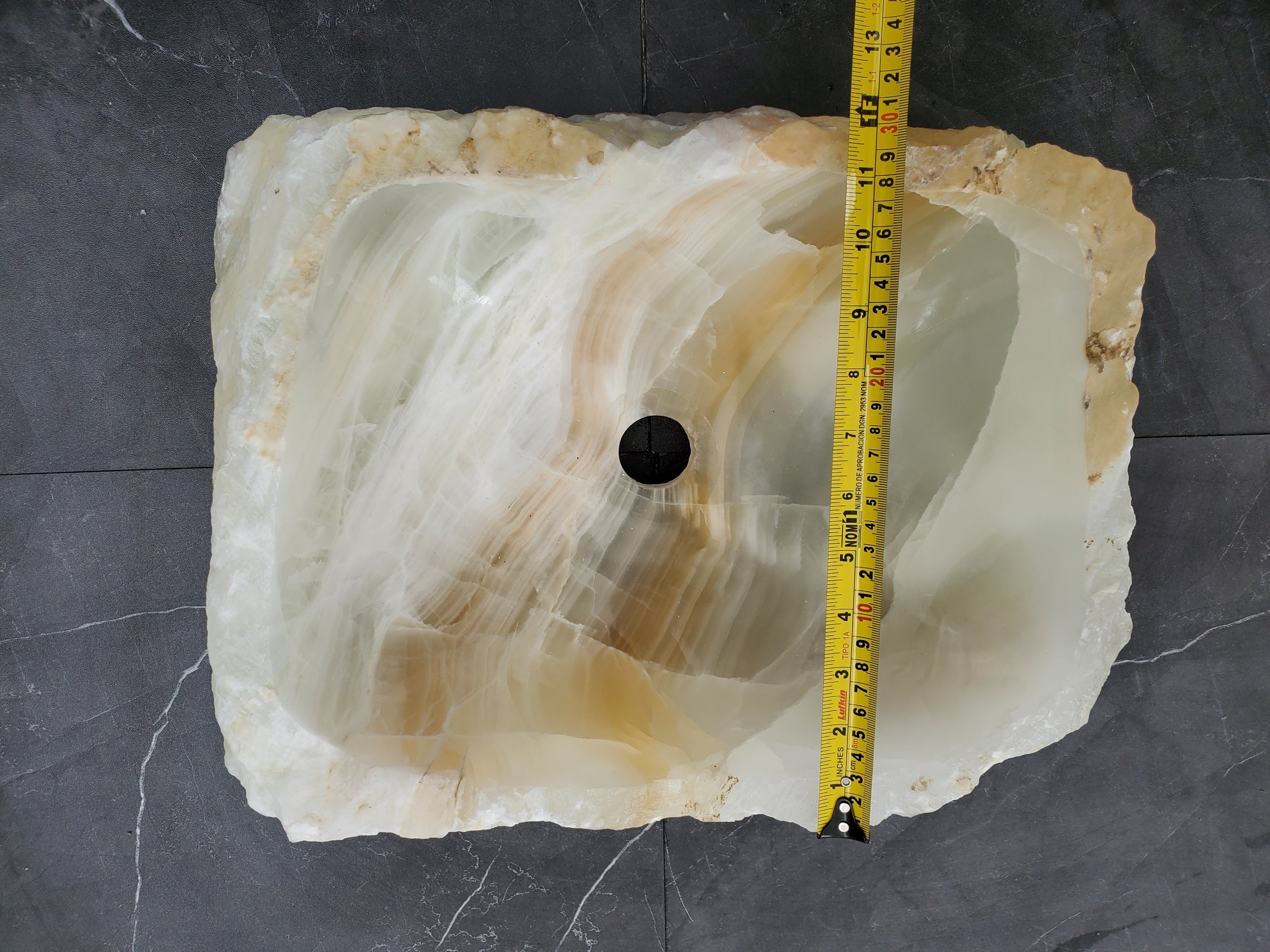 SET3168 Onyx Stone Master Bath Set of 2 (Two) Vessel Sinks