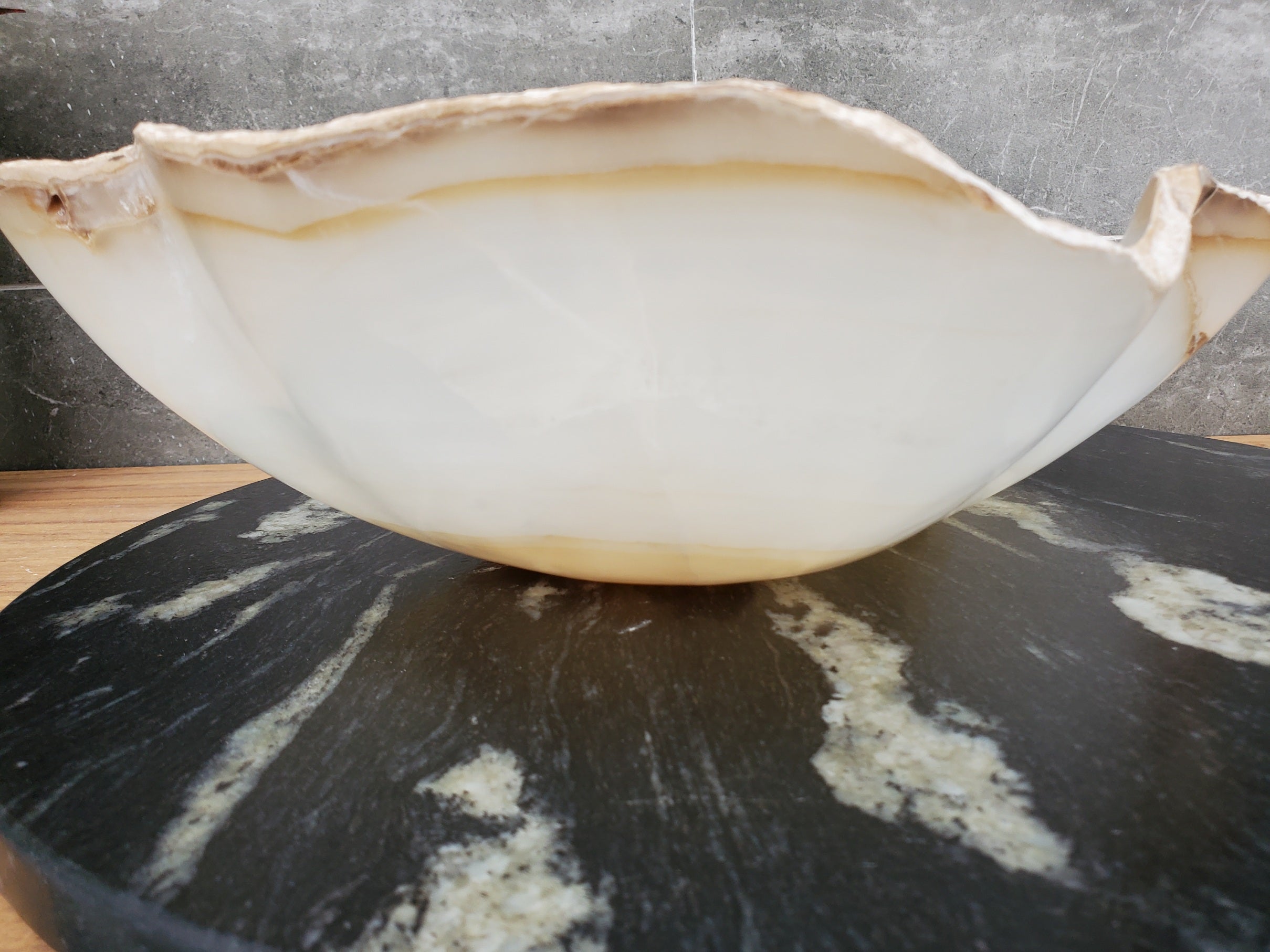 S32_13 Onyx Stone Vessel Bathroom Sink