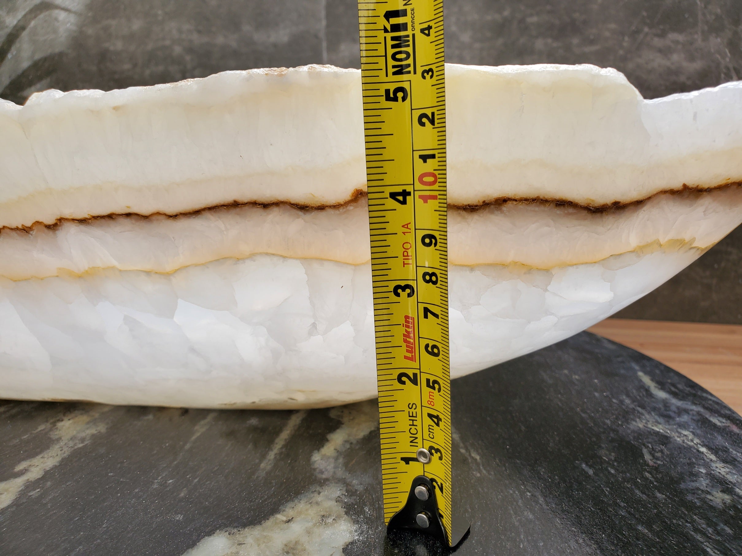 SET3166 Onyx Stone Master Bath Set of 2 (Two) Vessel Sinks