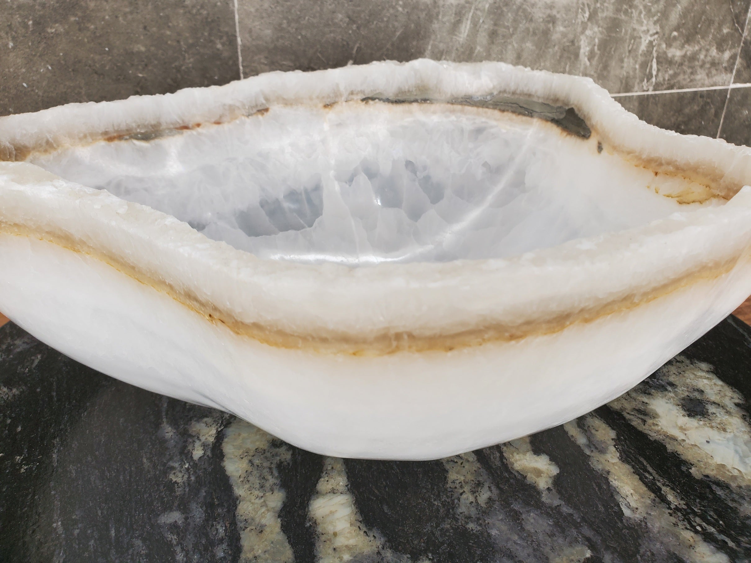 SET3304 Onyx Stone Master Bath Set of 2 (Two) Vessel Sinks