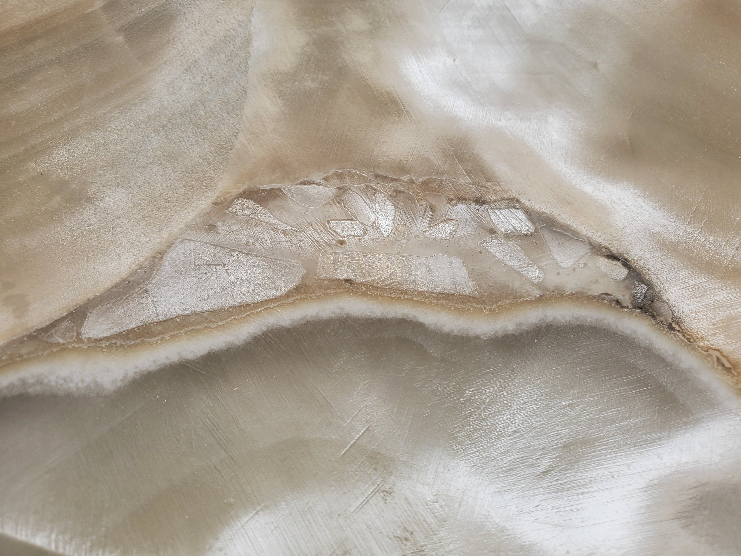 S33_23 White Onyx Bathroom Vessel Sink