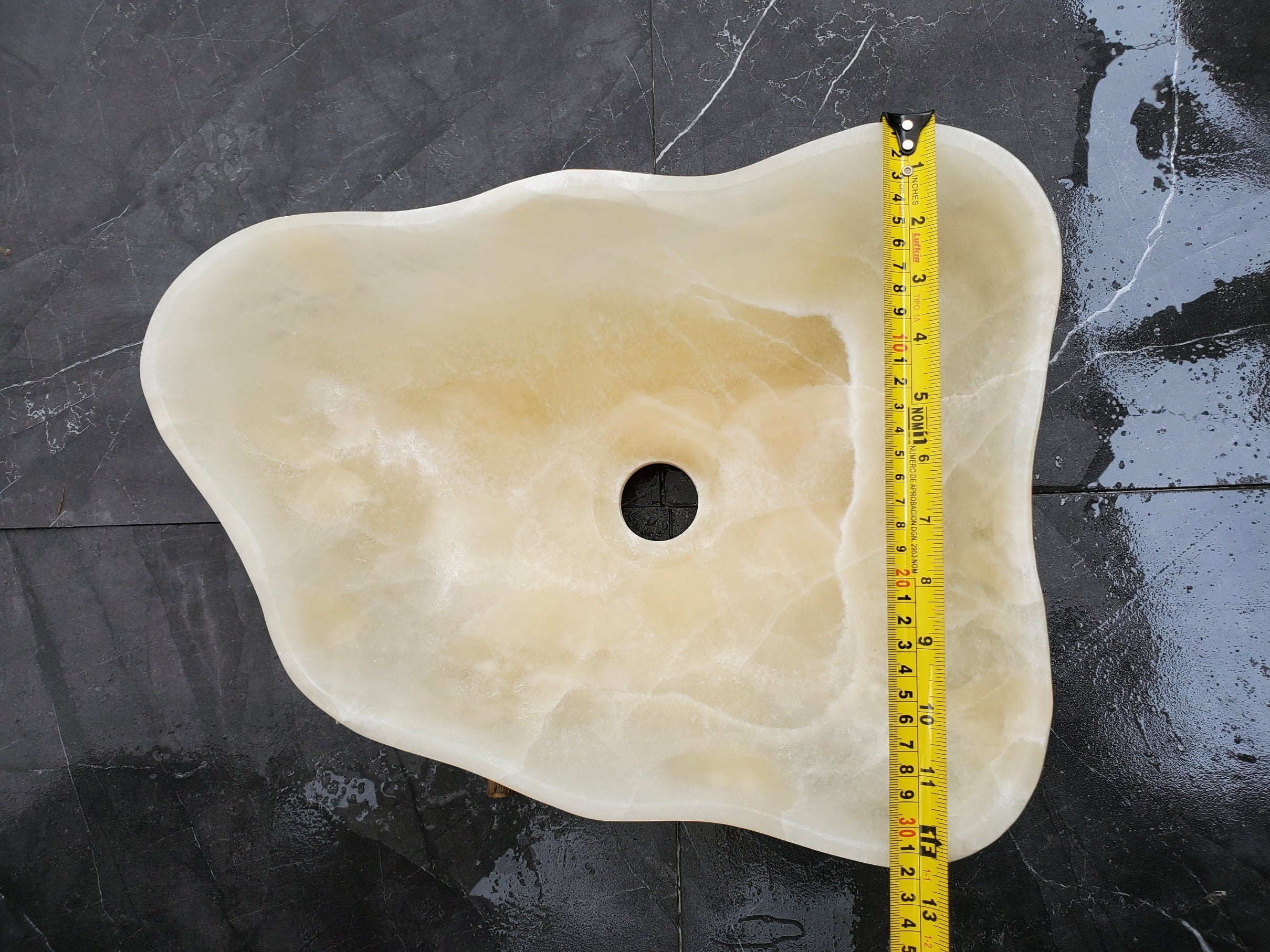S32_04 Onyx Stone Vessel Bathroom Sink
