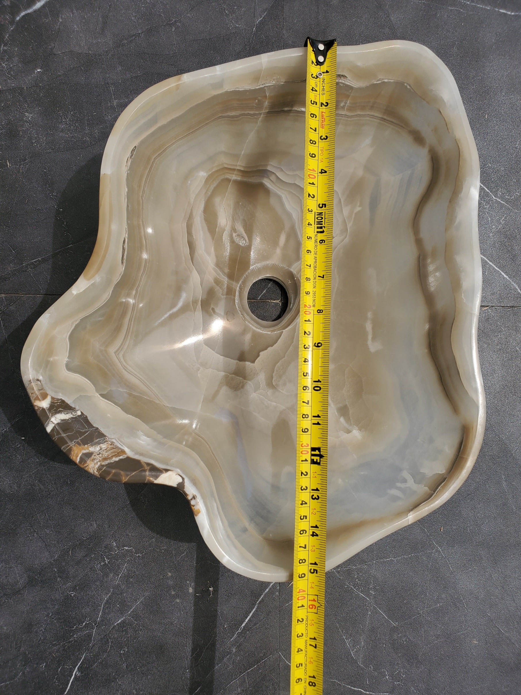 SET3203 Onyx Stone Master Bath Set of 2 (Two) Vessel Sinks