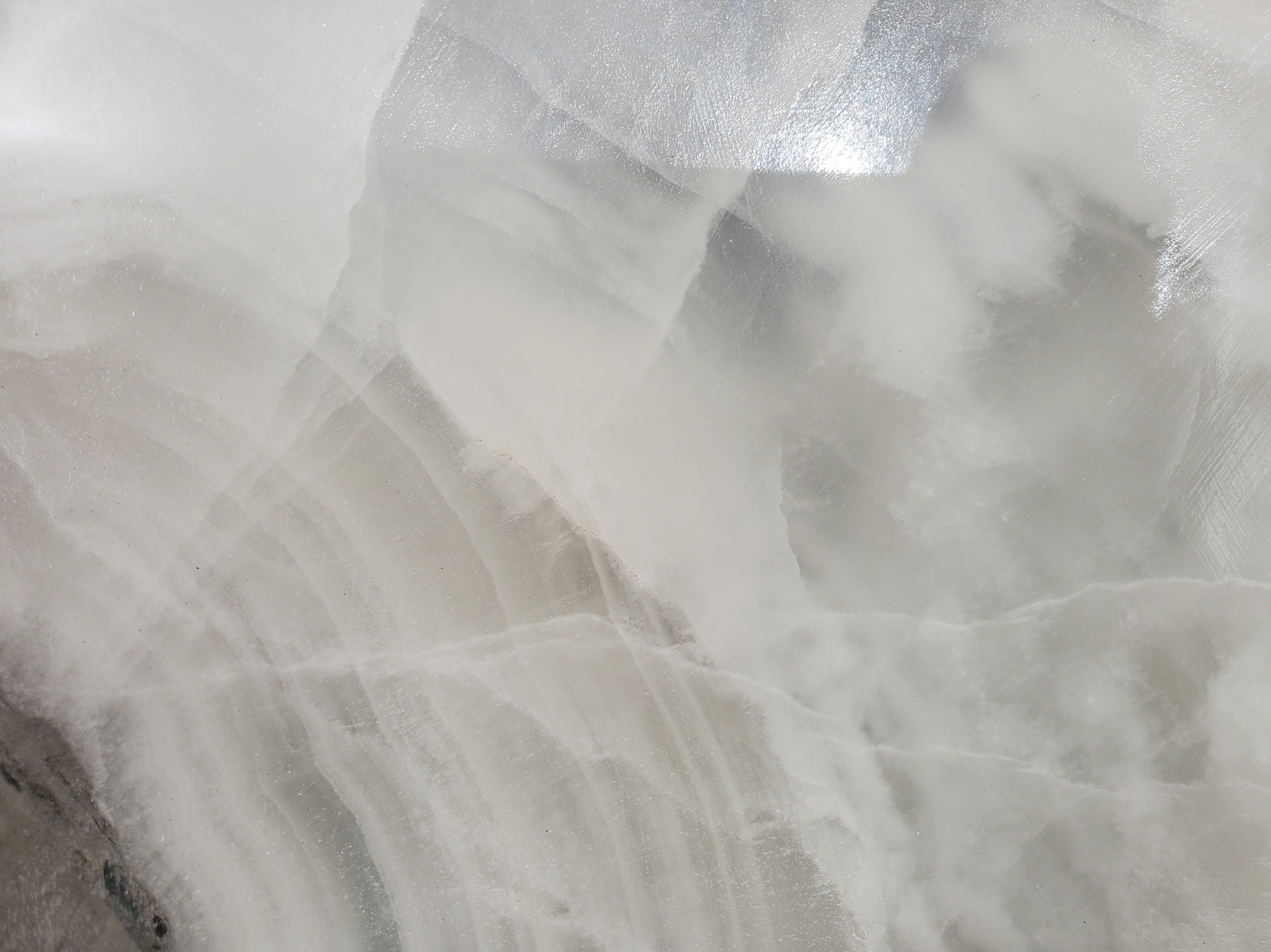 S33_29 White Onyx Bathroom Vessel Sink