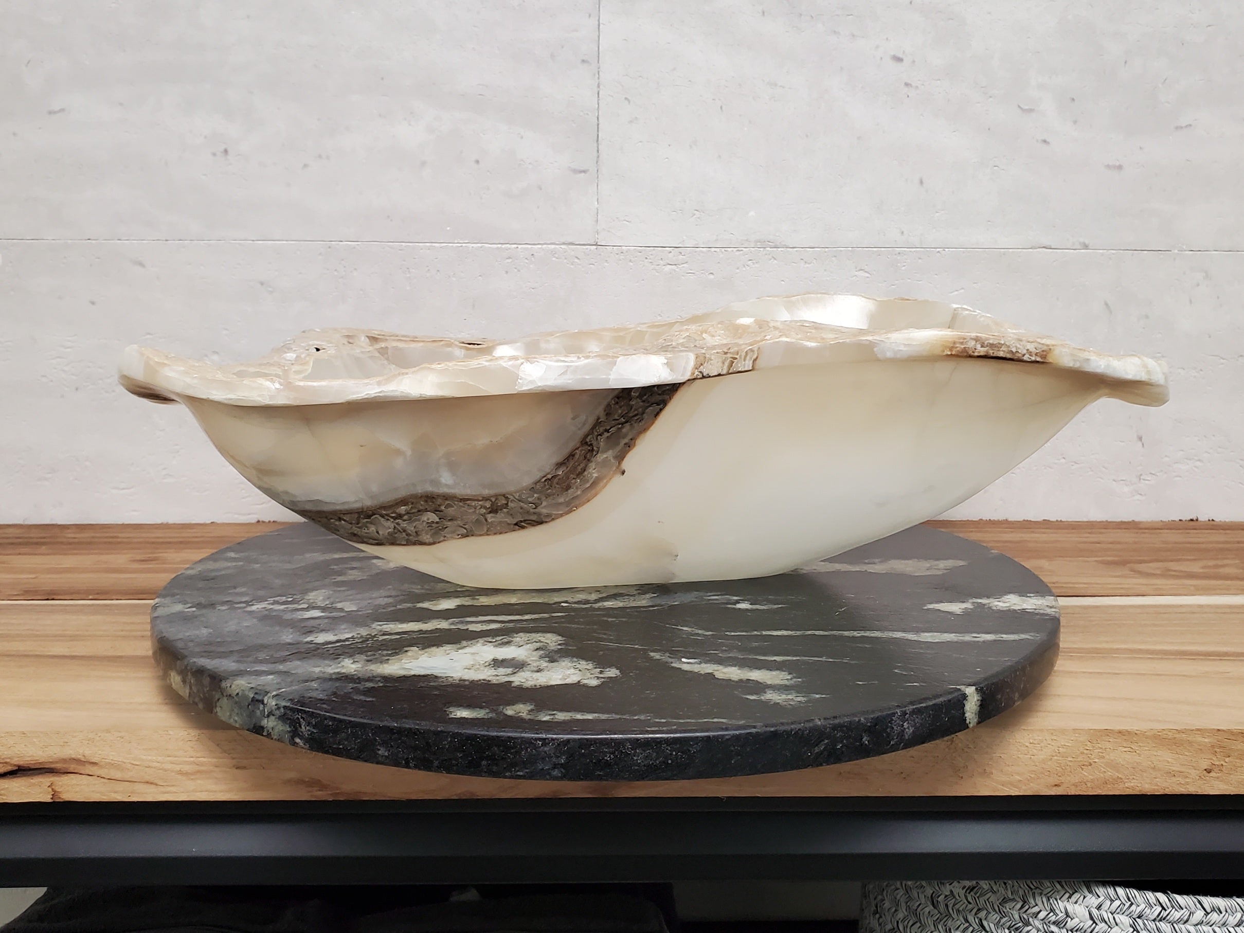 S28_02 Onyx Stone Bathroom Vessel Sink