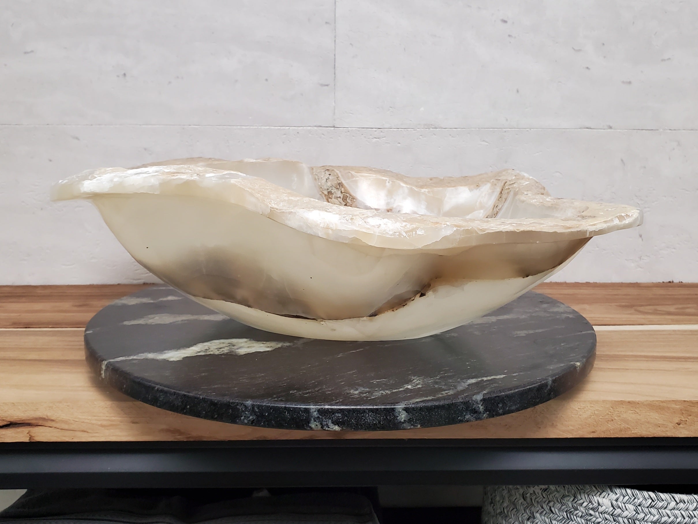 S28_02 Onyx Stone Bathroom Vessel Sink