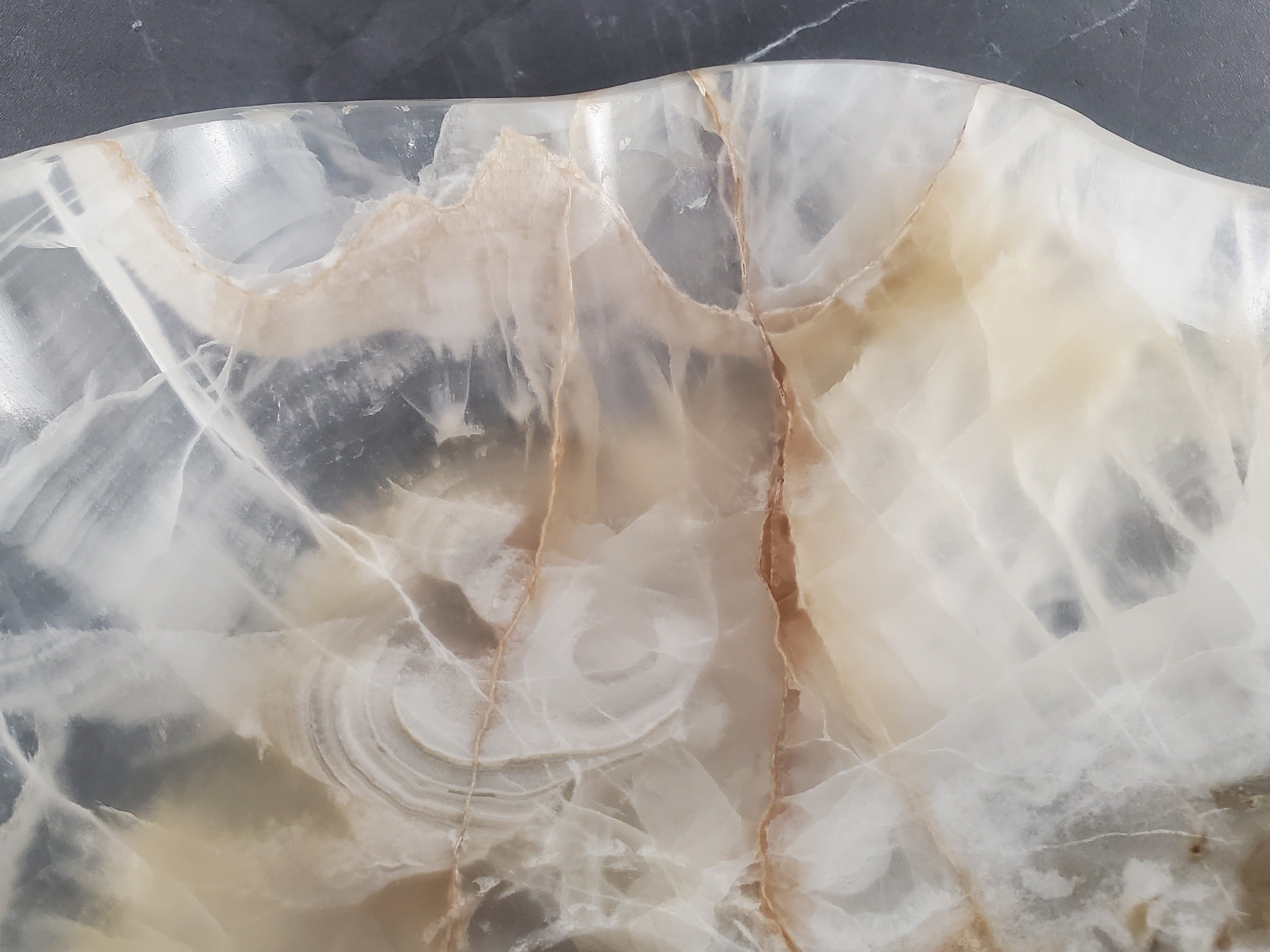 S28_01 Onyx Stone Bathroom Vessel Sink