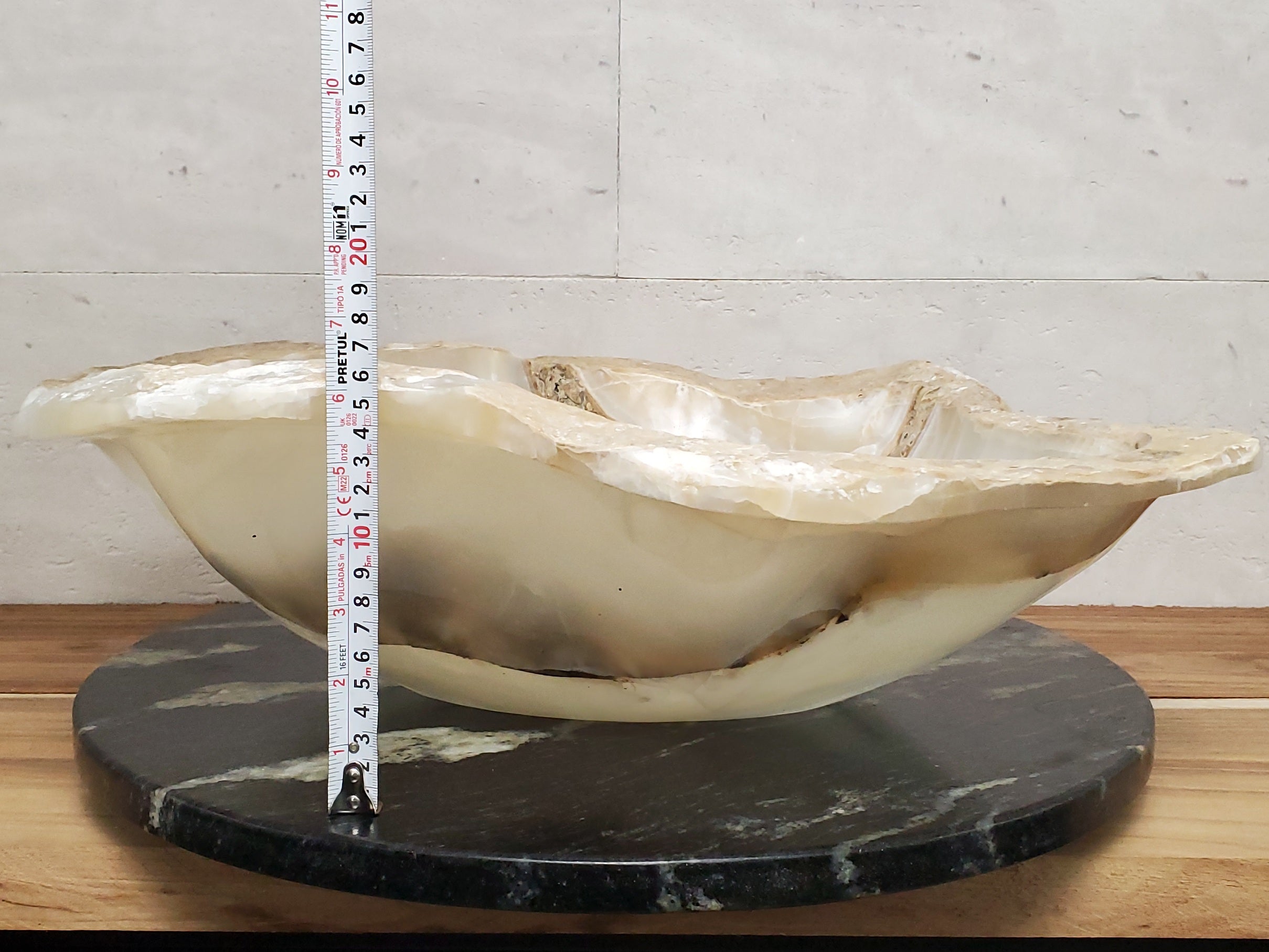 S28_02 Onyx Stone Bathroom Vessel Sink