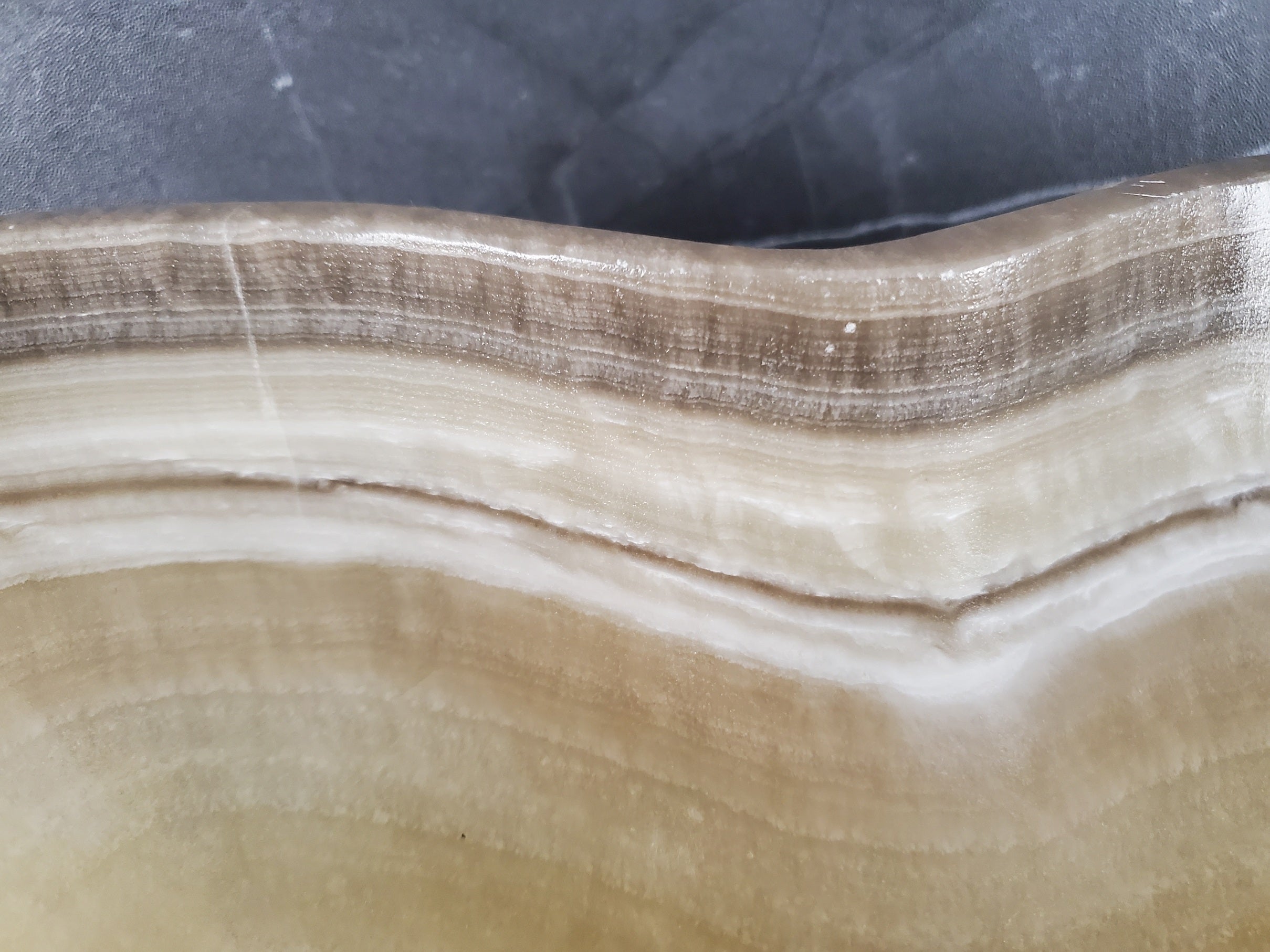 S28_03 Onyx Stone Bathroom Vessel Sink