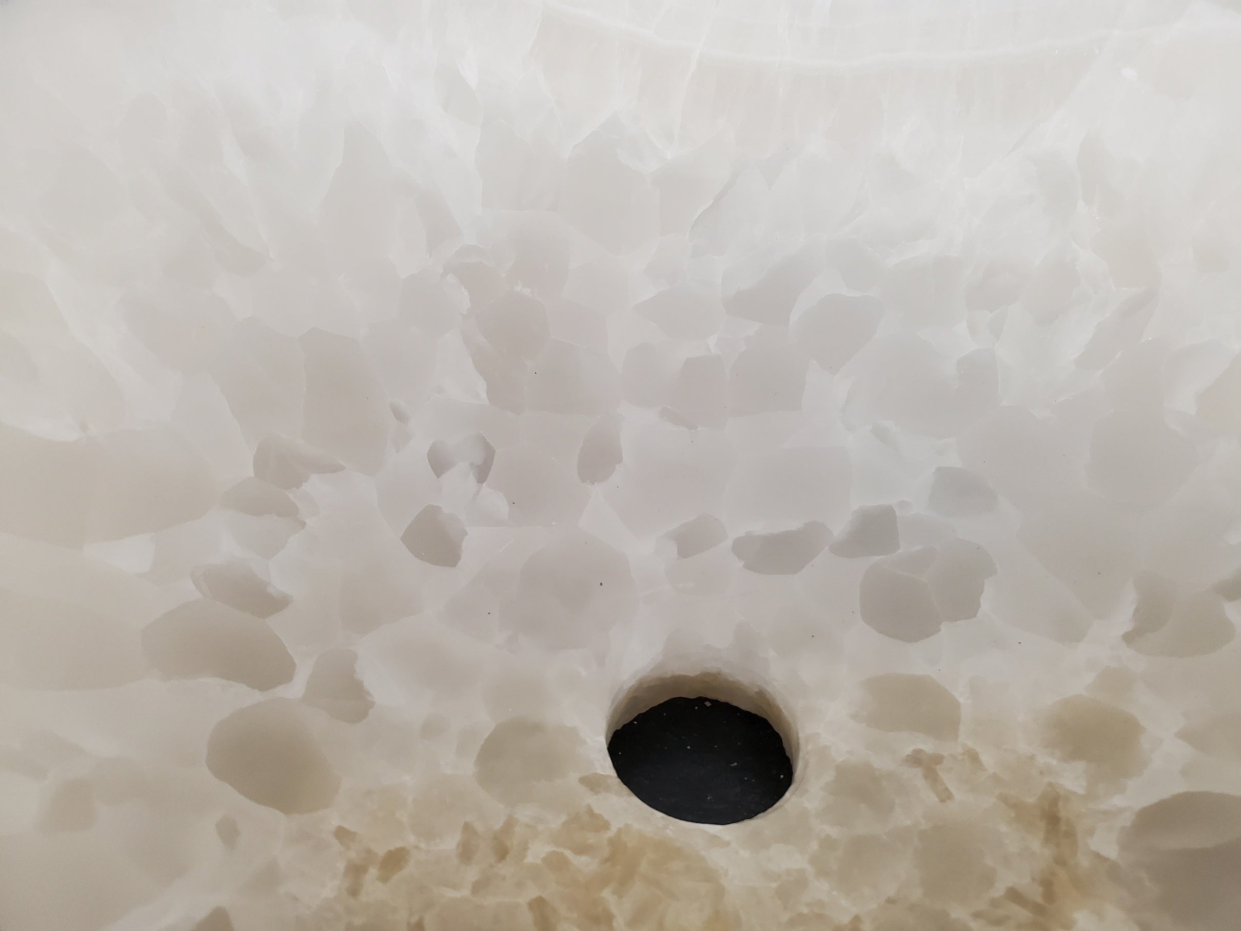 S27_12 Round Onyx Round Vessel Sink