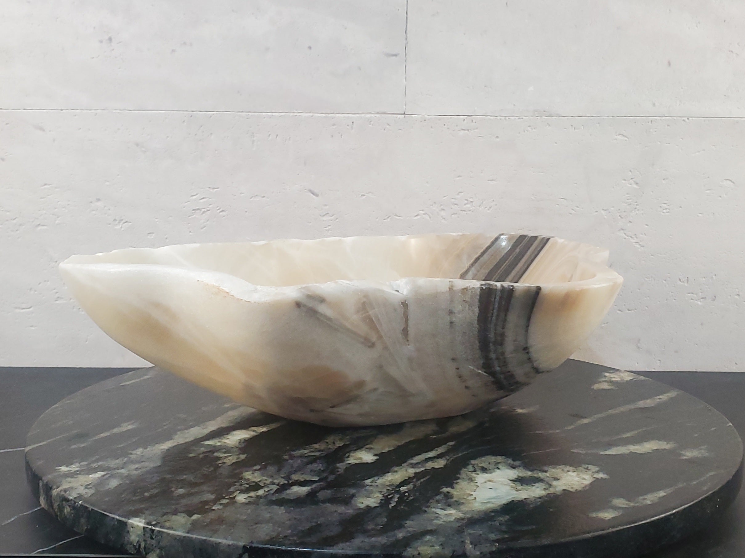 S27_04 Onyx Stone Bathroom Vessel Sink