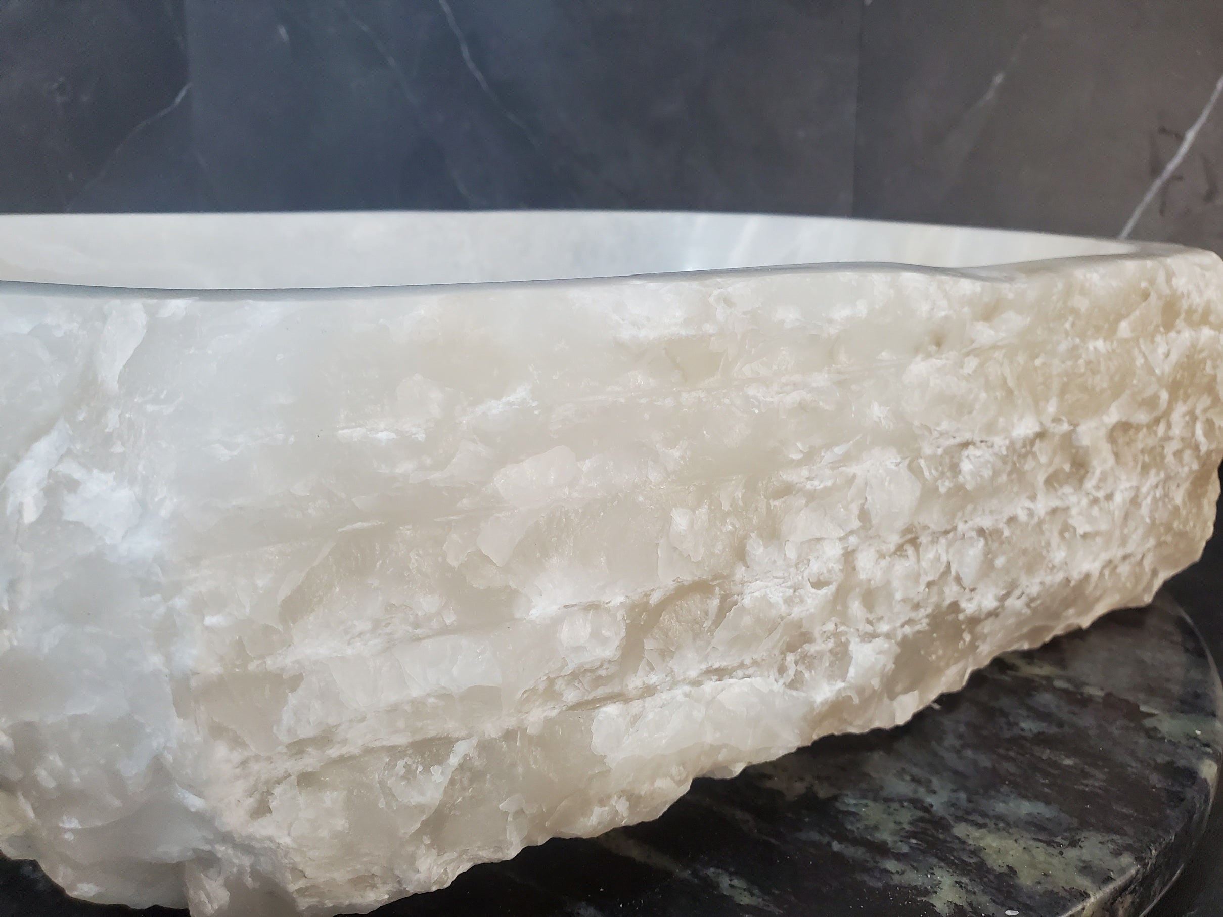 S27_18 Onyx Stone Bathroom Vessel Sink