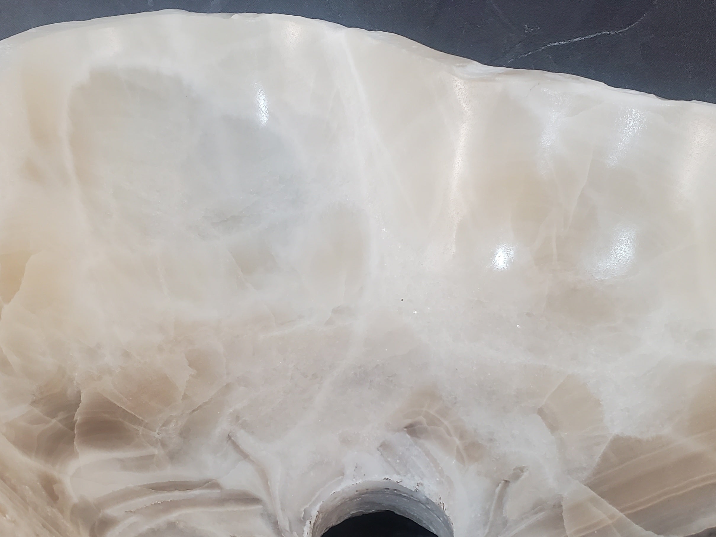 S27_04 Onyx Stone Bathroom Vessel Sink
