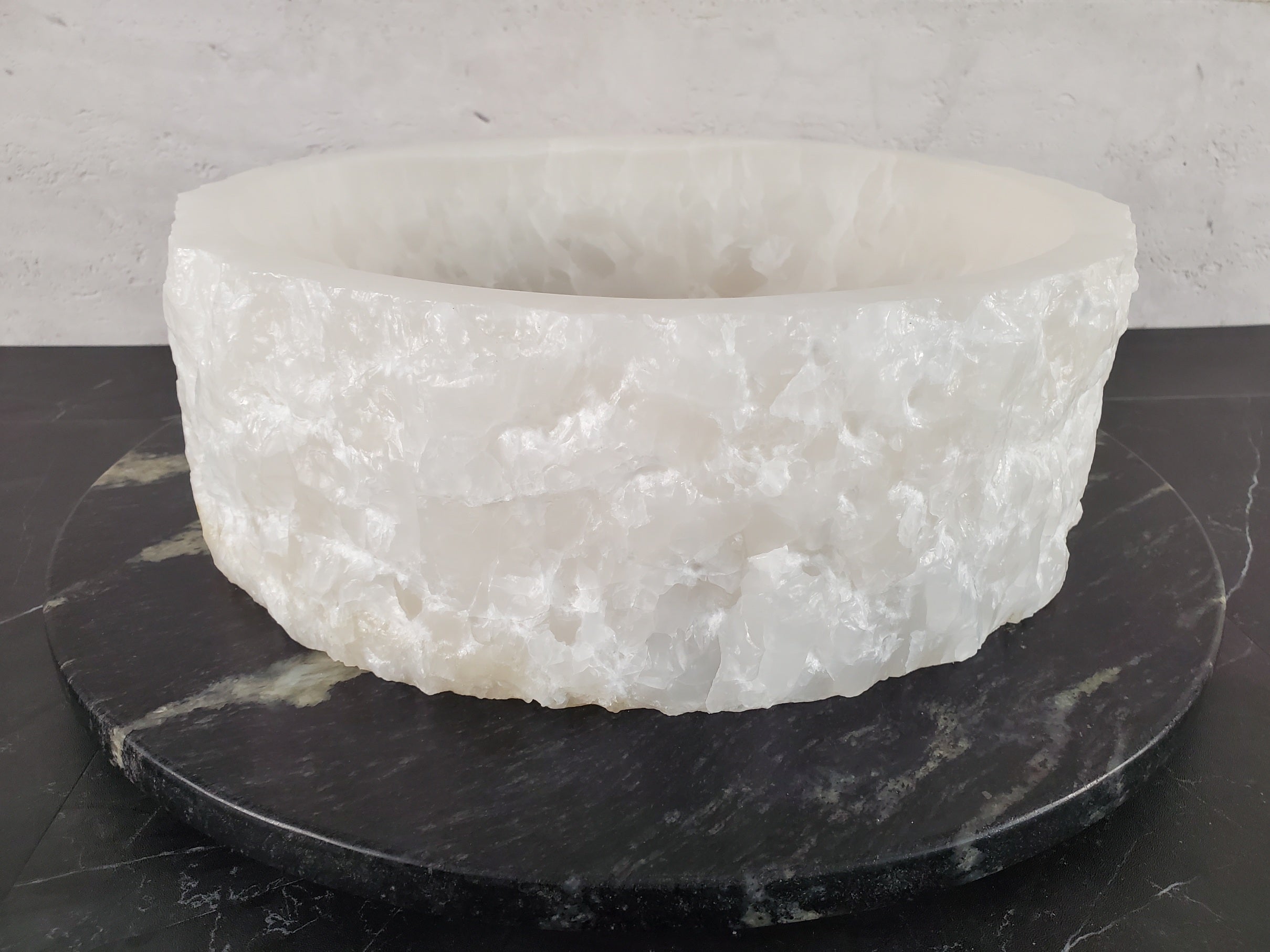 S27_12 Round Onyx Round Vessel Sink