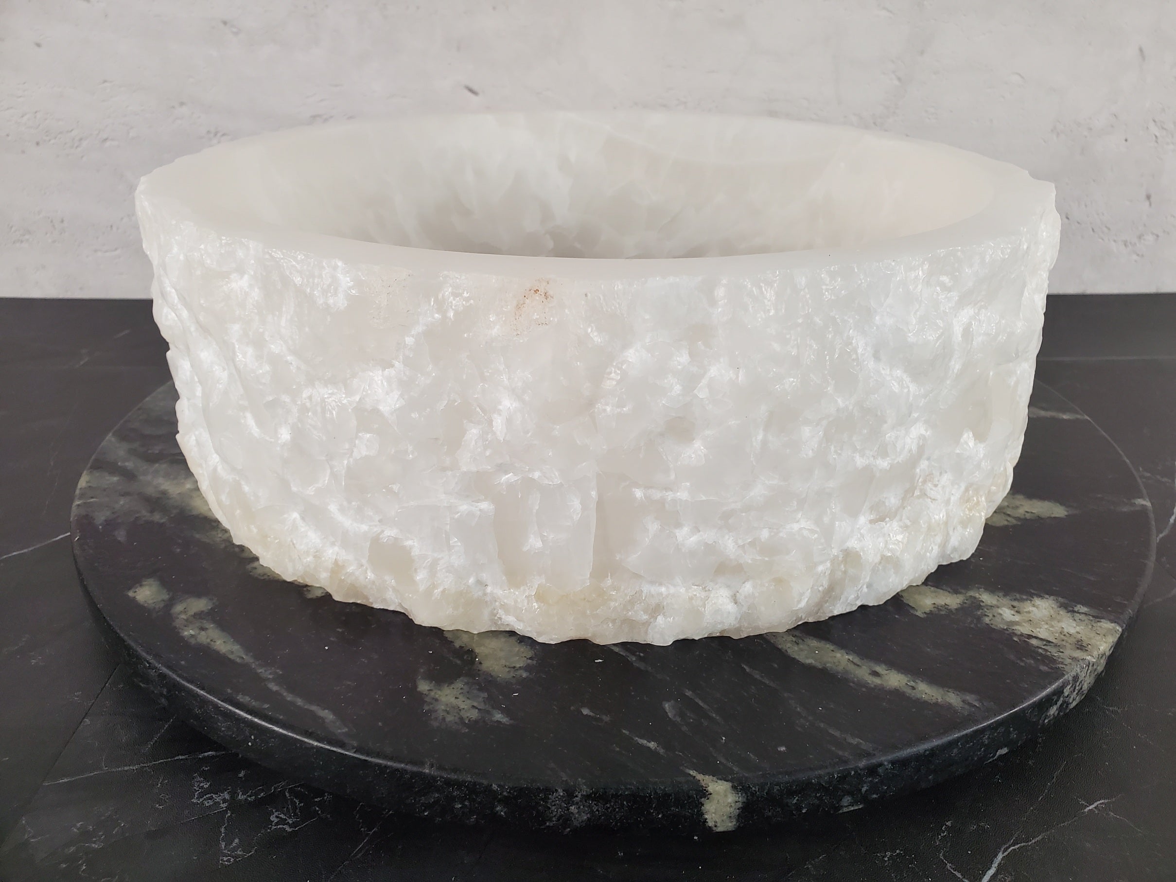S27_12 Round Onyx Round Vessel Sink