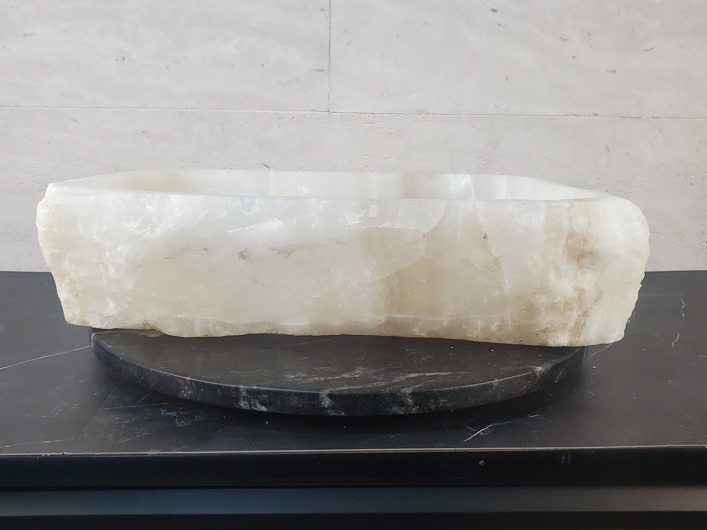 S27_15 Onyx Stone Bathroom Vessel Sink