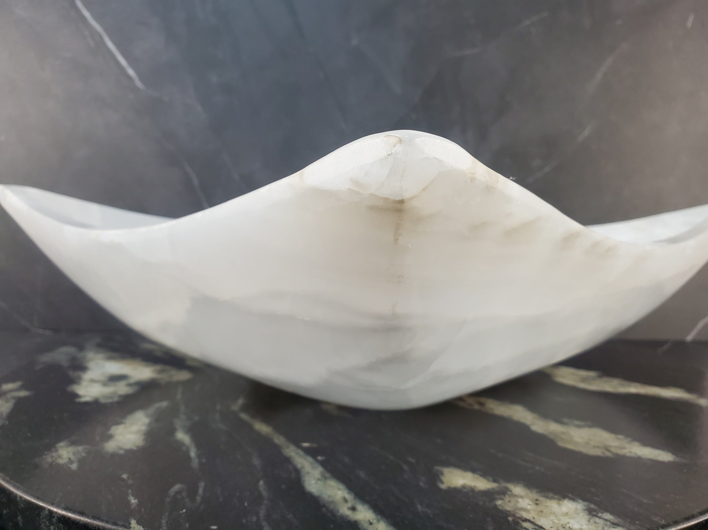 S27_07 Onyx Stone Bathroom Vessel Sink (Square)