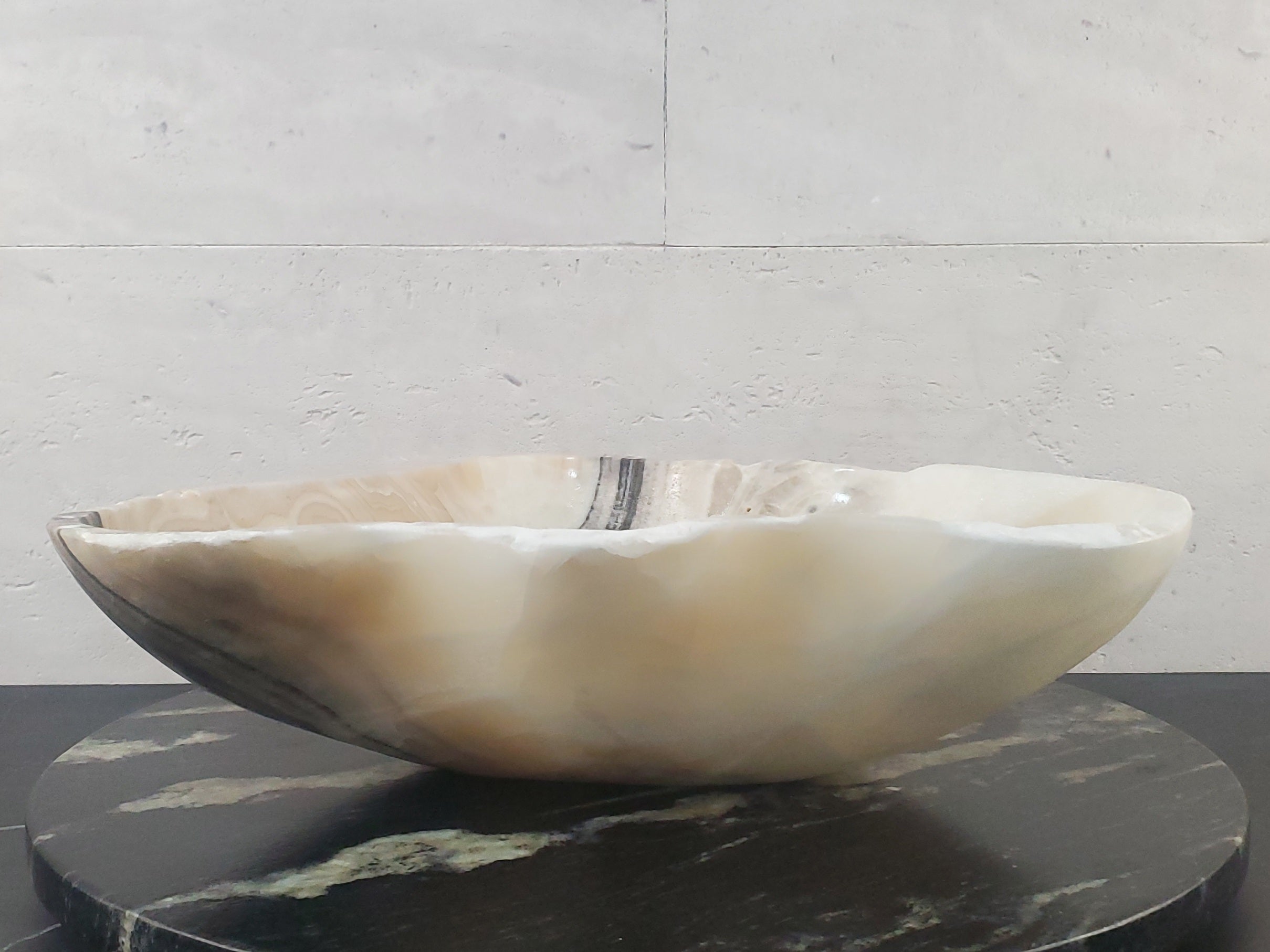 S27_04 Onyx Stone Bathroom Vessel Sink