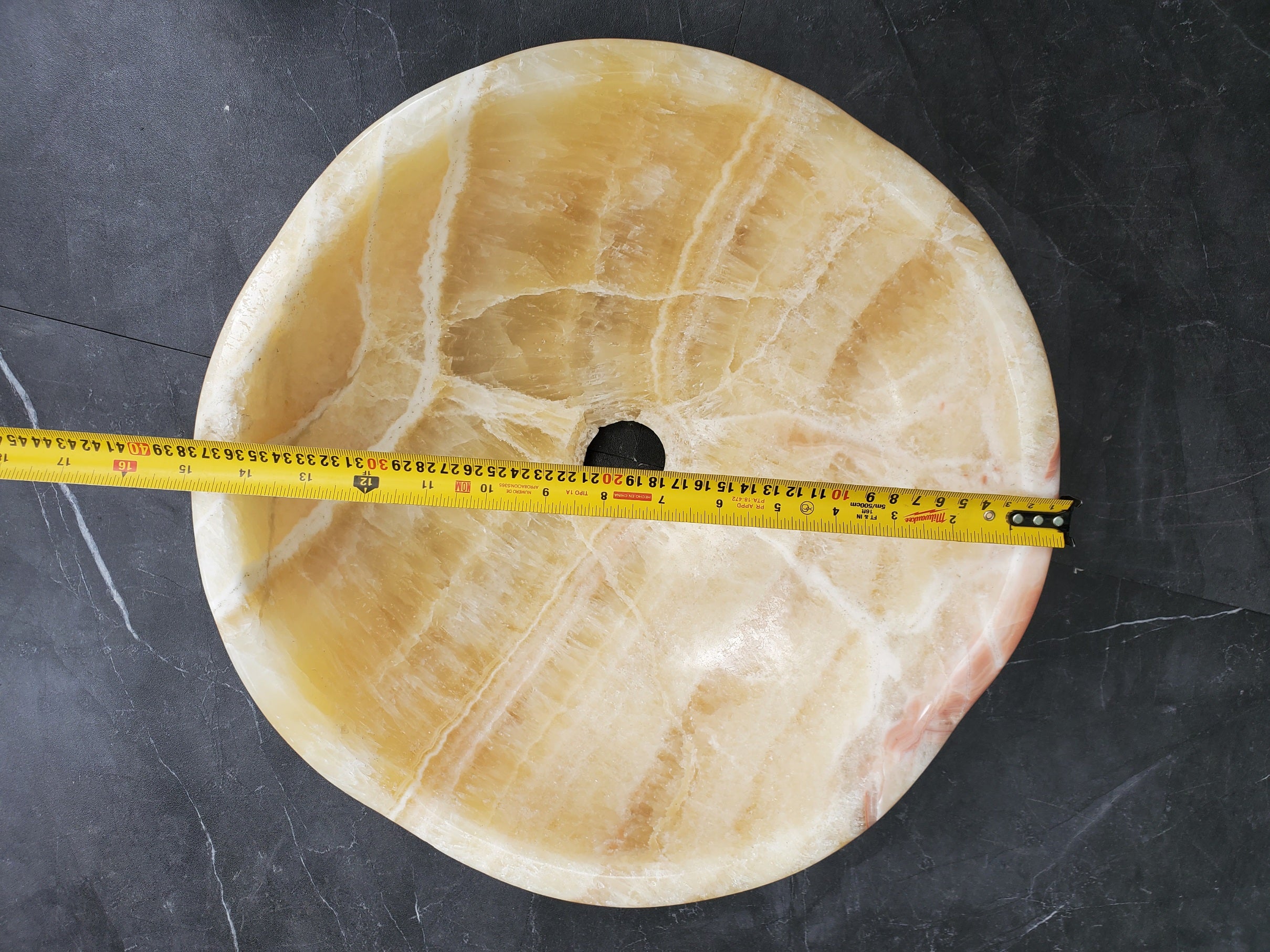 SET1047 Onyx Stone Vessel Bathroom Sink (Set of Two)