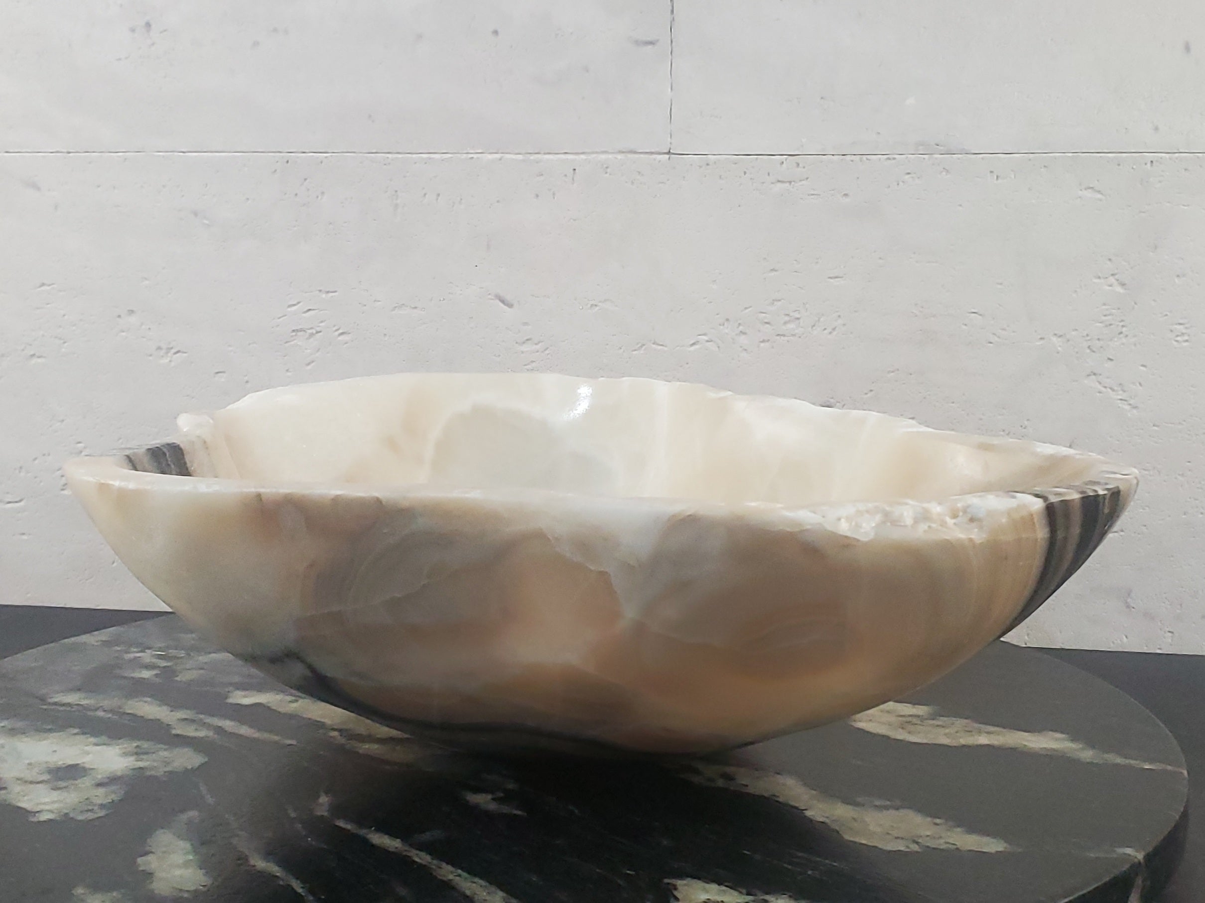 S27_04 Onyx Stone Bathroom Vessel Sink