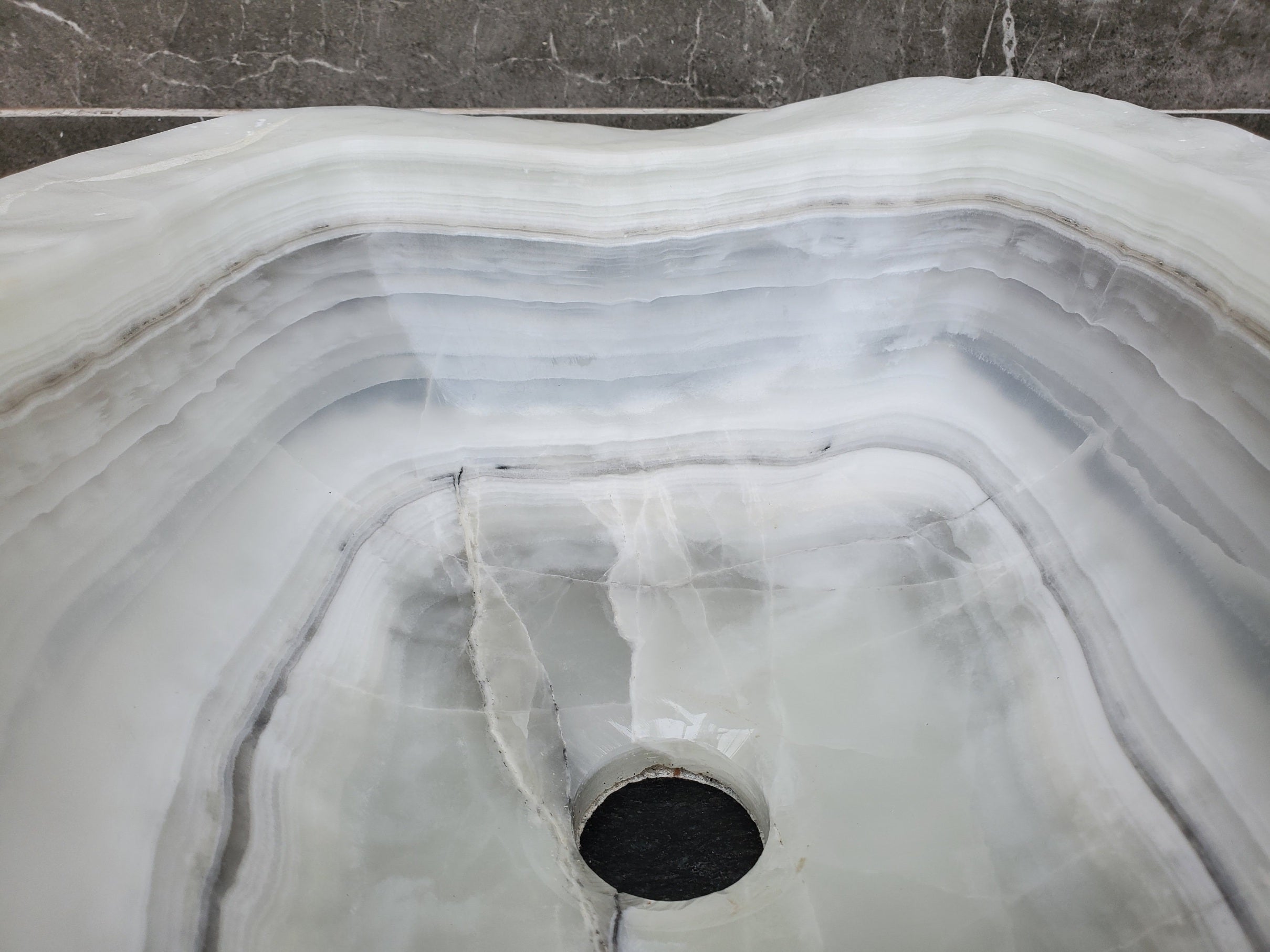 S30_10 Onyx Stone Vessel Bathroom Sink