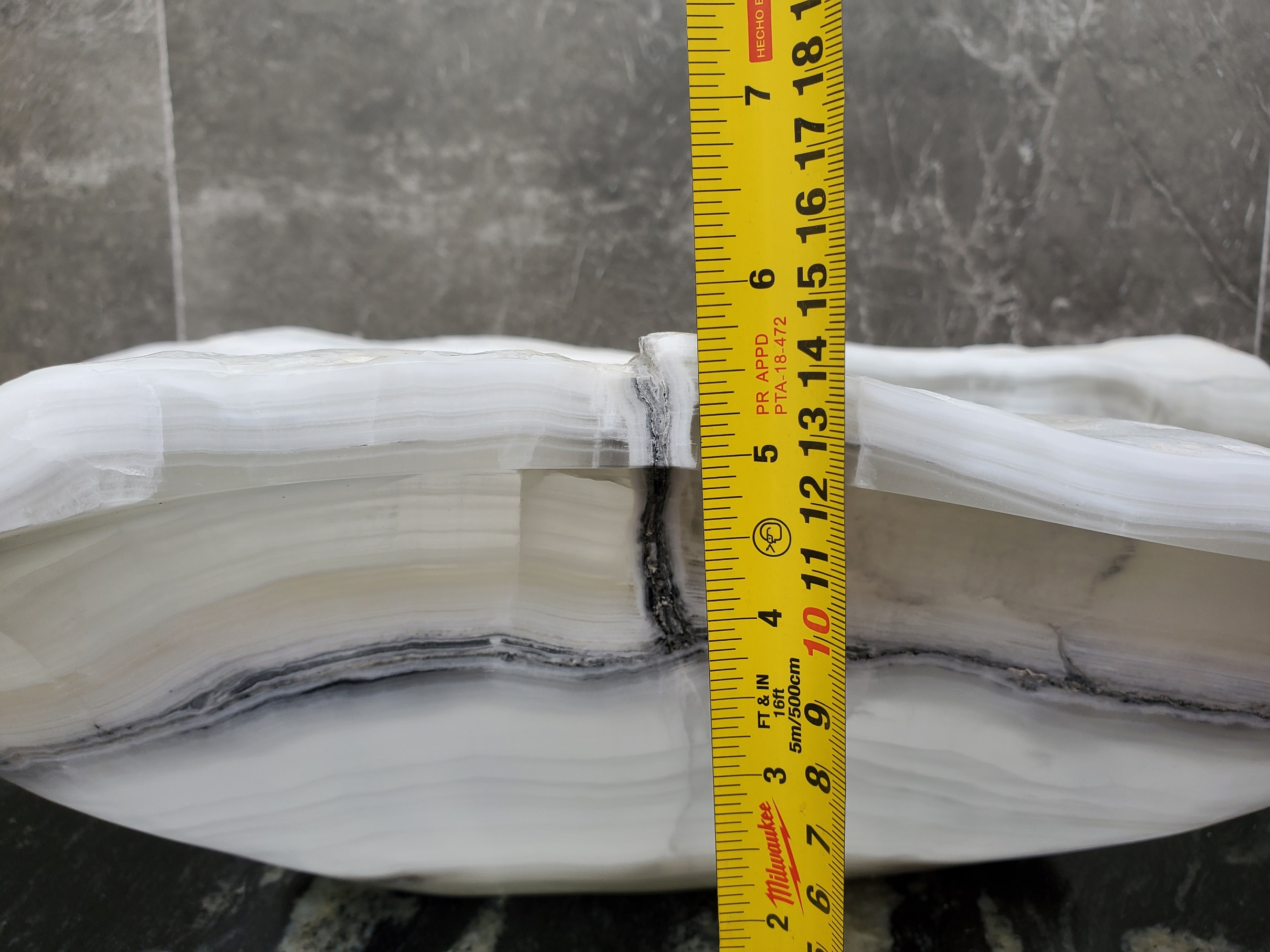 SET1055 Onyx Stone Master Bath Set of 2 (Two) Vessel Sinks