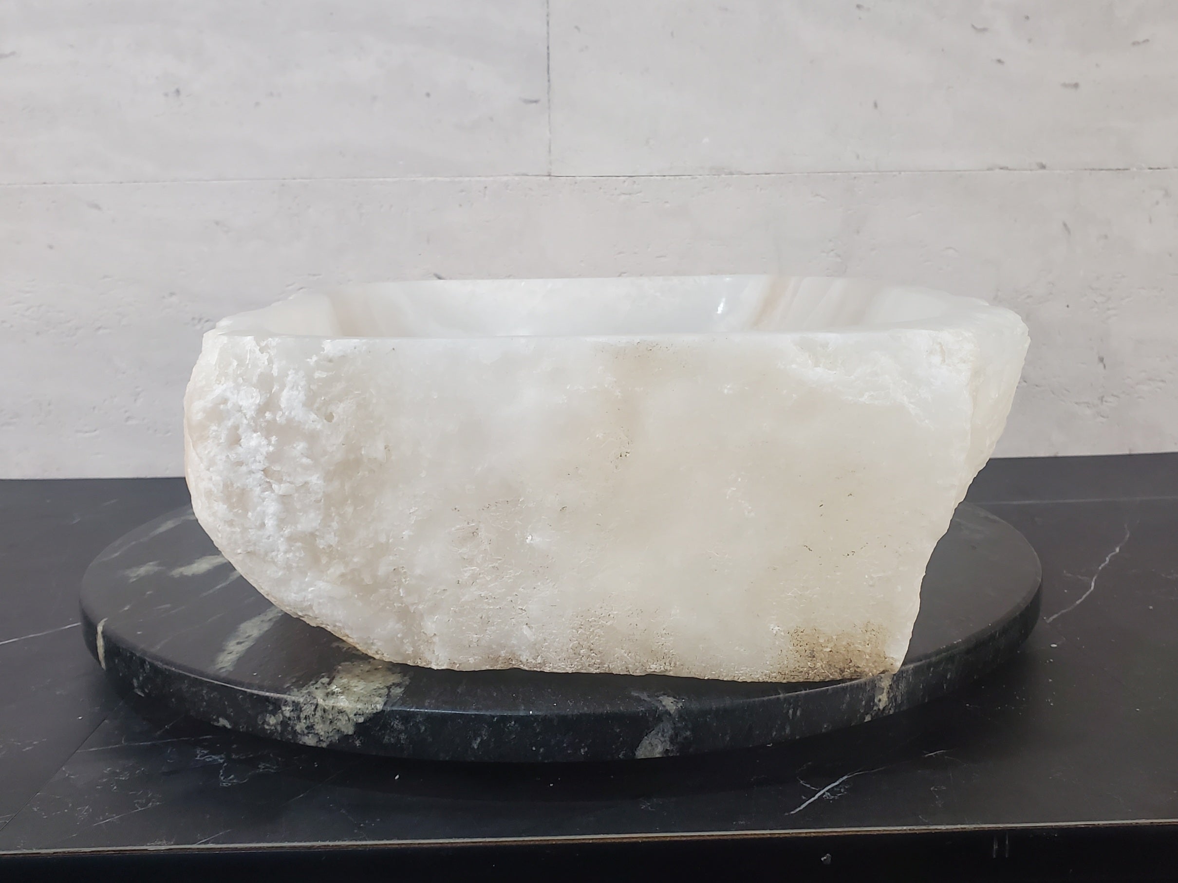 S27_15 Onyx Stone Bathroom Vessel Sink