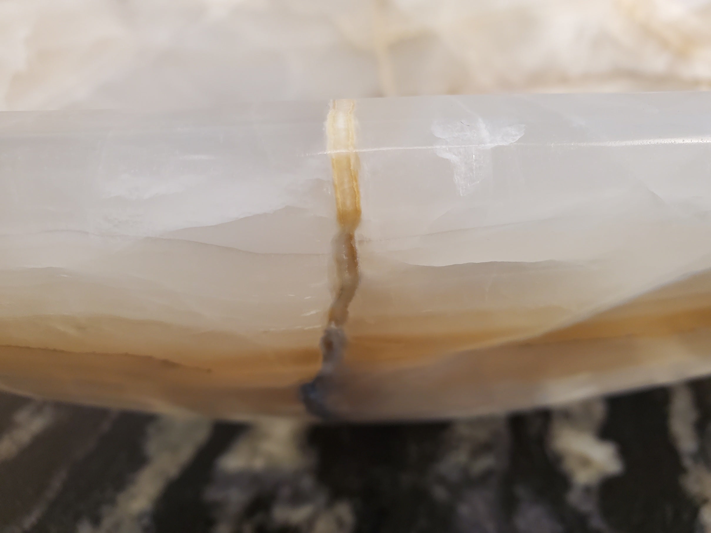 S24_01 Onyx Stone Bathroom Vessel Sink