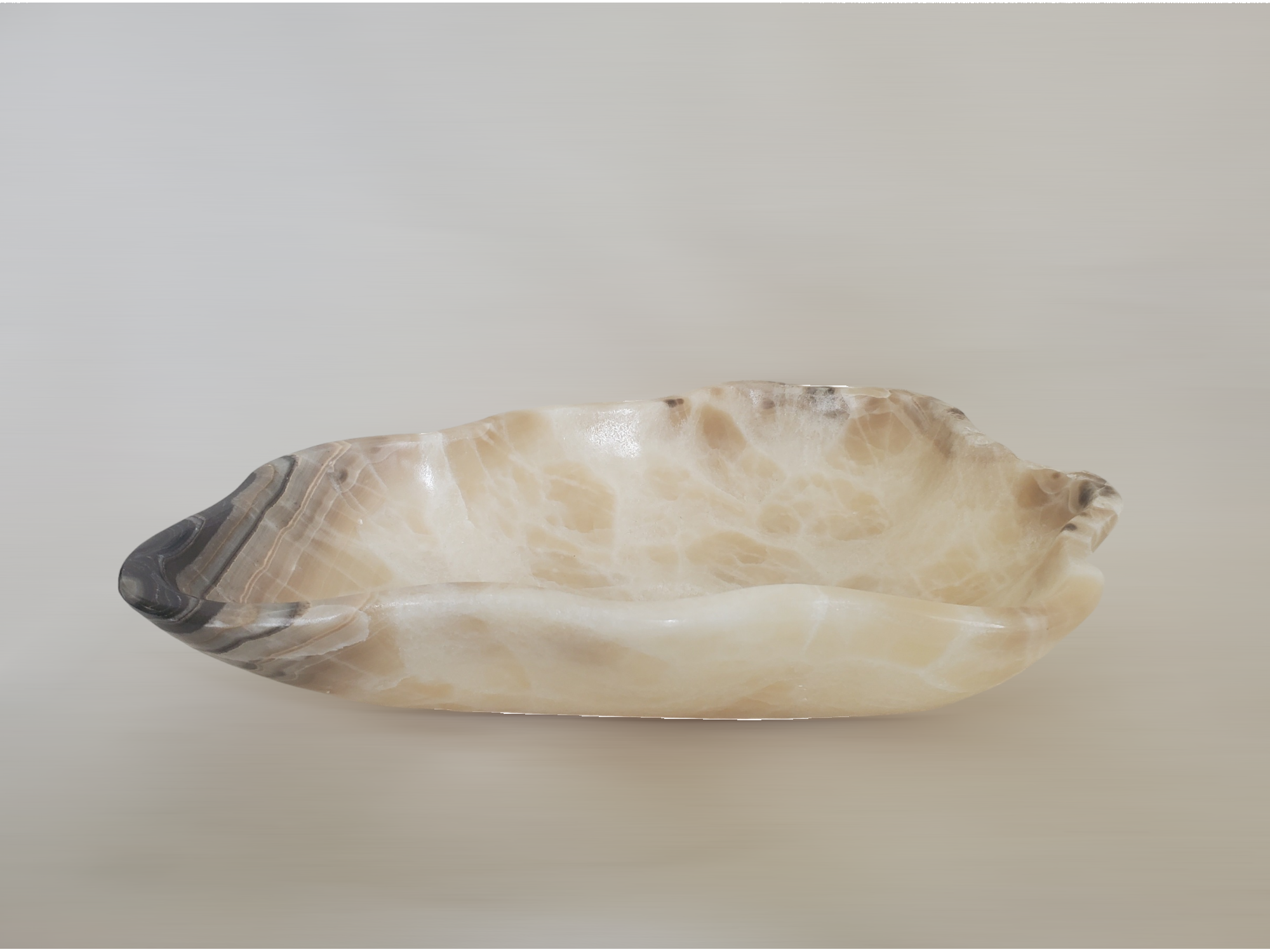 S21_15 Onyx Stone Vessel Bathroom Sink