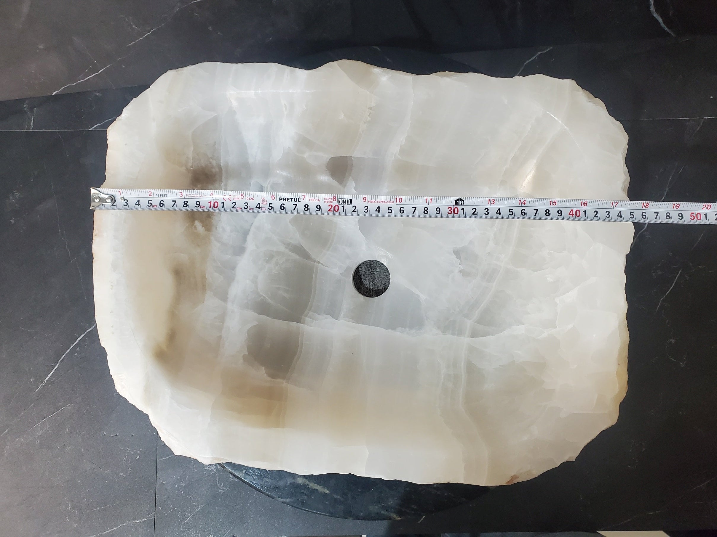SET1034 Onyx Stone Master Bath Set of 2 (Two) Vessel Sinks