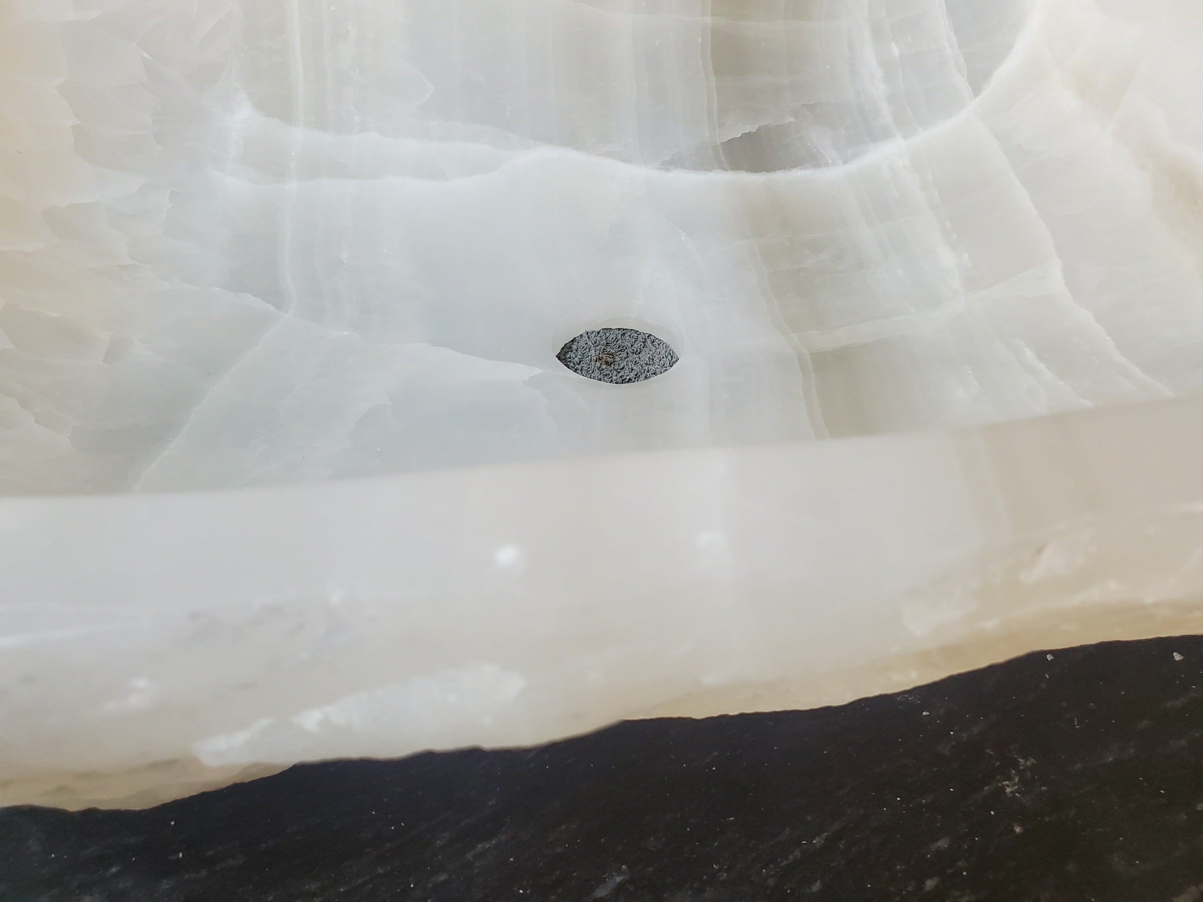 S27_15 Onyx Stone Bathroom Vessel Sink